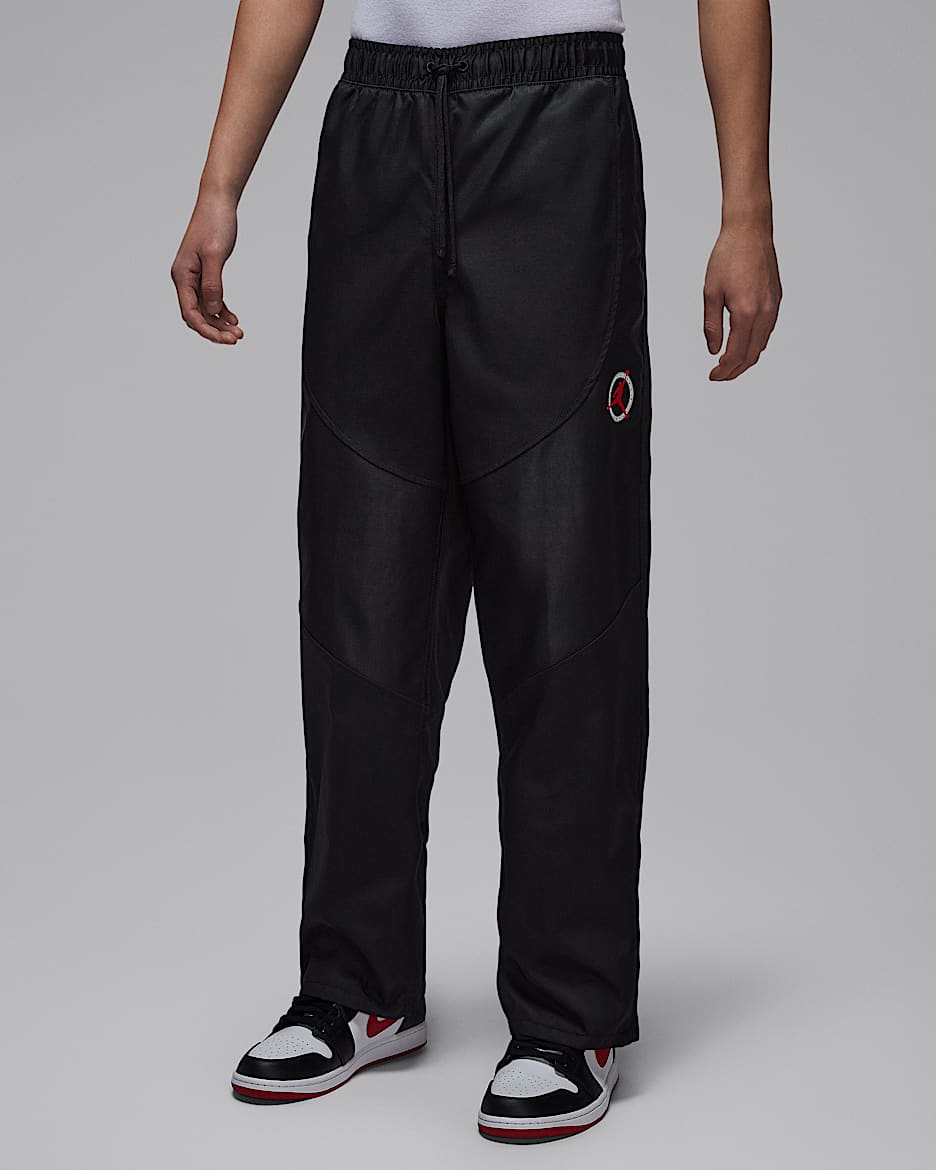 Jordan Flight Club 男子斜纹长裤 - 黑