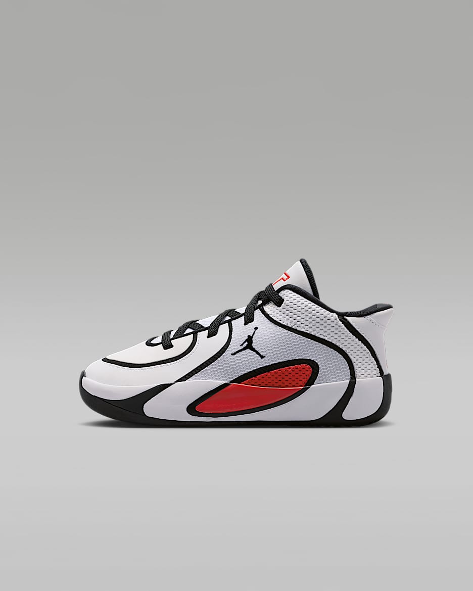 Tatum 4 塔图姆幼童运动鞋 - 白色/黑/大学红