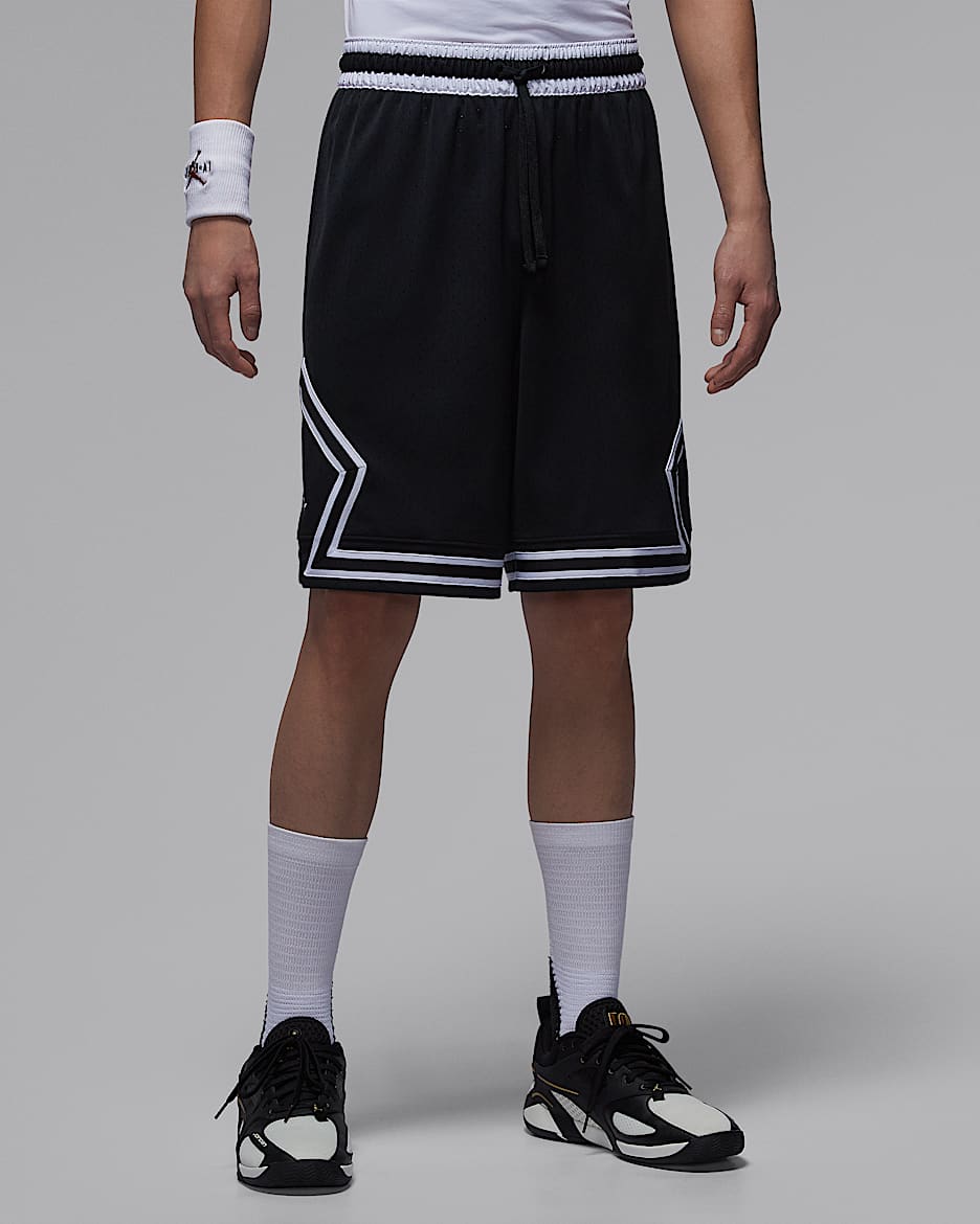 Jordan Sport Dri-FIT Diamond 男子速干短裤 - 黑/黑/黑