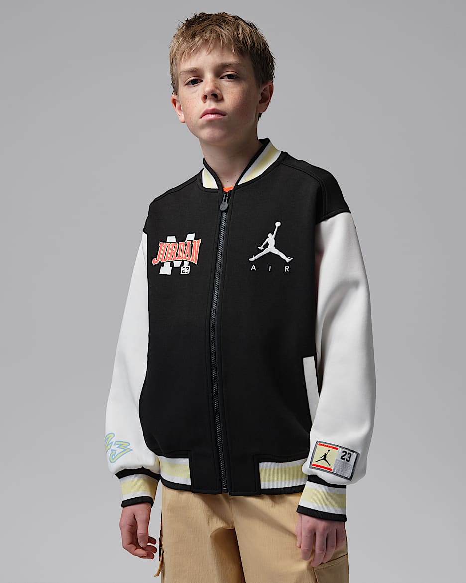 Jordan Patch Dynasty 大童夹克 - 黑