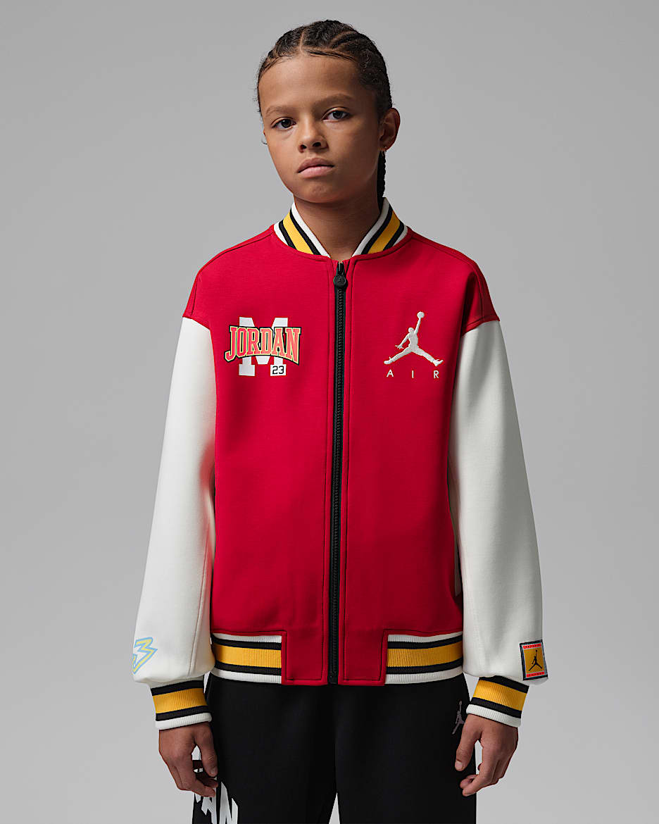 Jordan Patch Dynasty 大童夹克 - 健身红