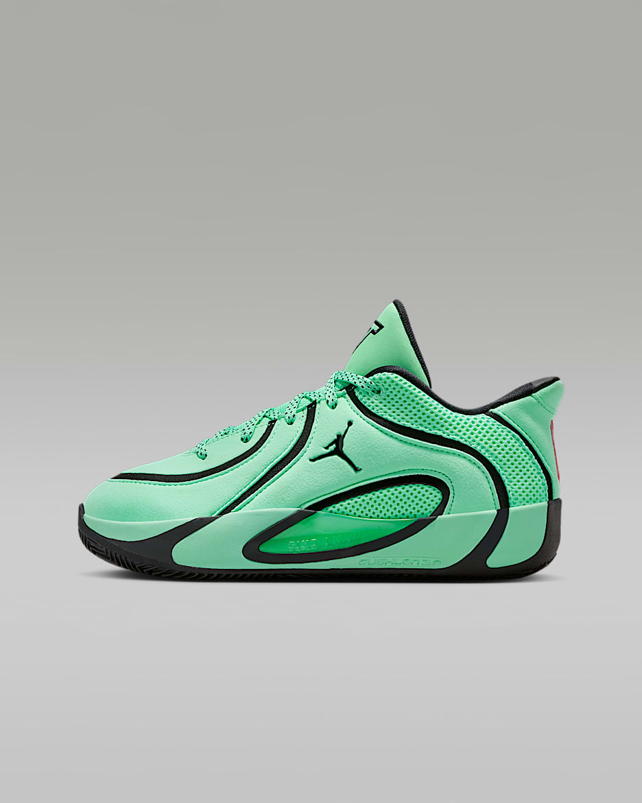 Tatum 4 塔图姆大童运动鞋 - 光辉绿/亮深红/黑