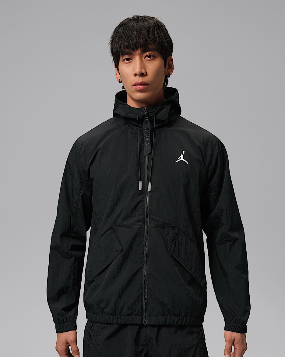Jordan Utility 男子梭织夹克 - 黑