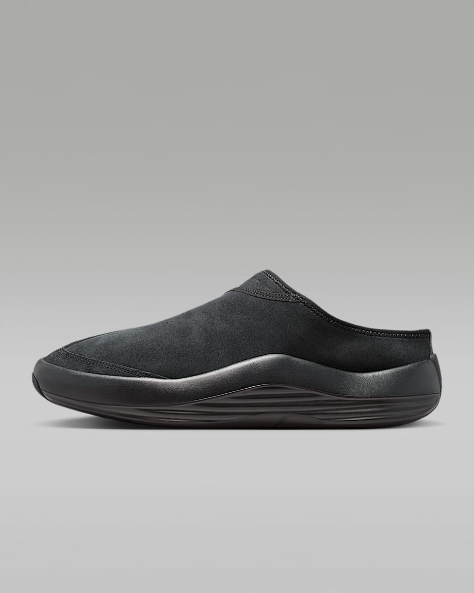 Jordan Future 男子拖鞋 - 黑/暗烟灰