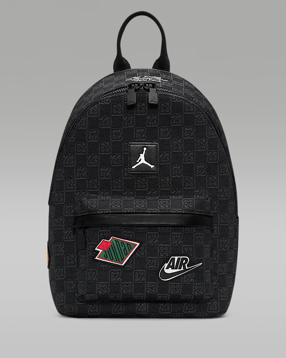 Jordan Monogram 迷你双肩包 - 黑