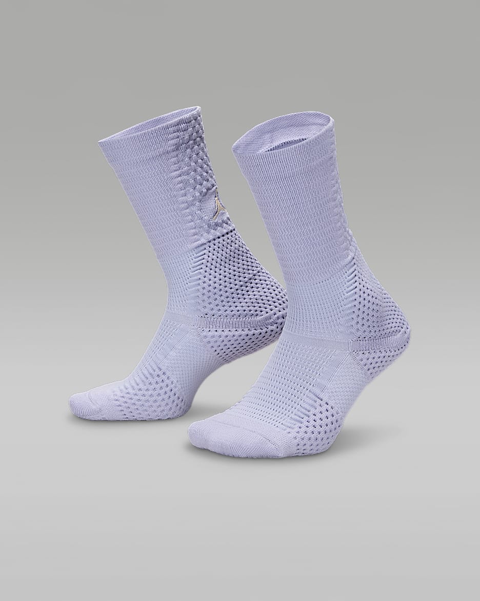 Jordan Unicorn Dri-FIT ADV 舒适速干中筒运动袜（1 双） - 薄雾灰蓝/冰番石榴色