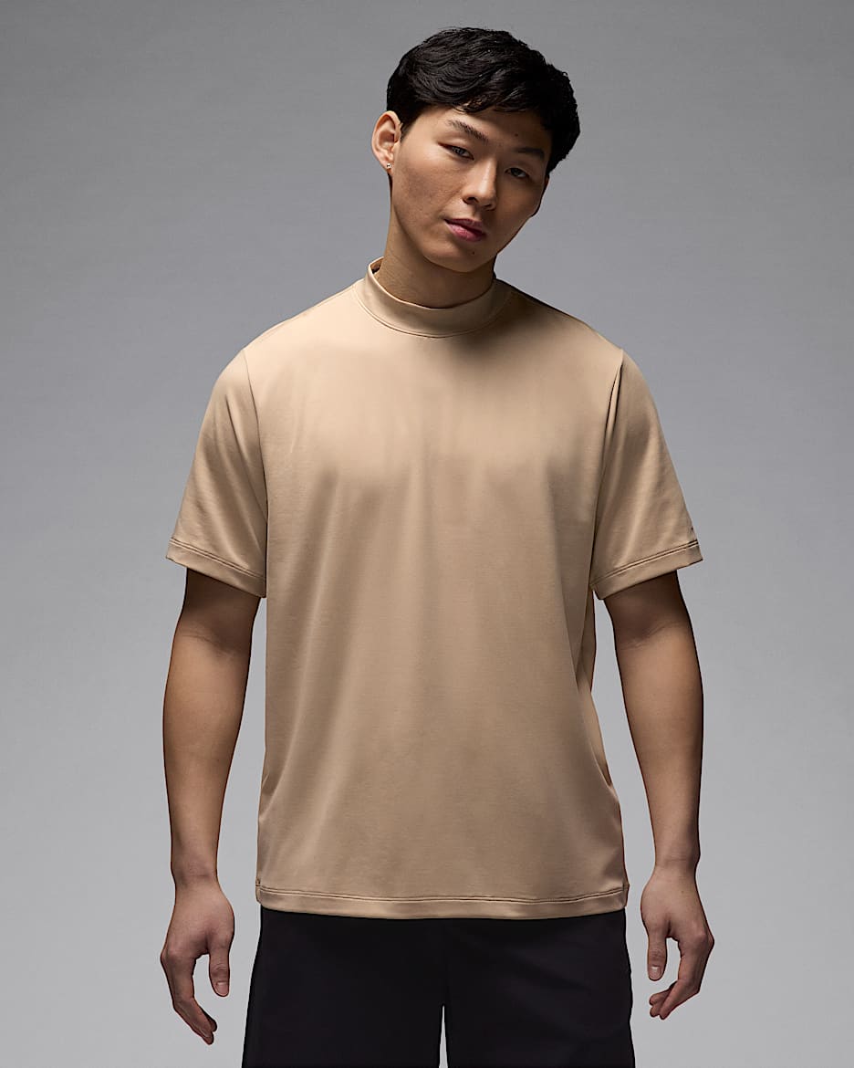 Jordan Sport 男子企领高尔夫T恤 - 亚麻/亚麻