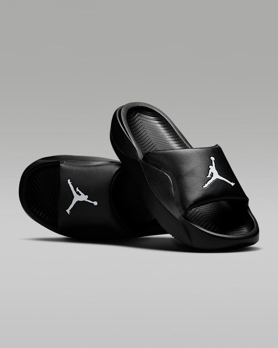 Jordan Franchise 男子拖鞋 - 黑/白色
