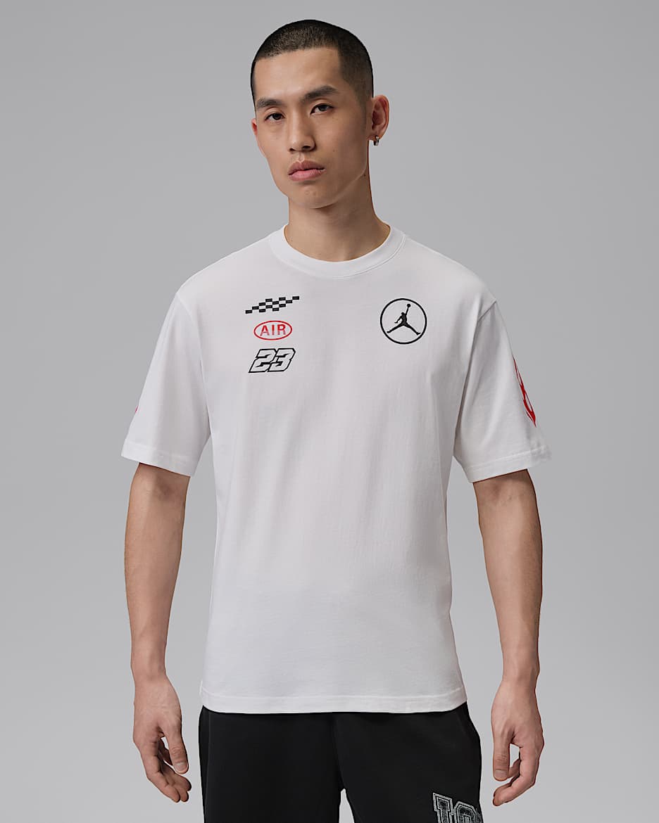 Jordan 男子T恤 - 白色