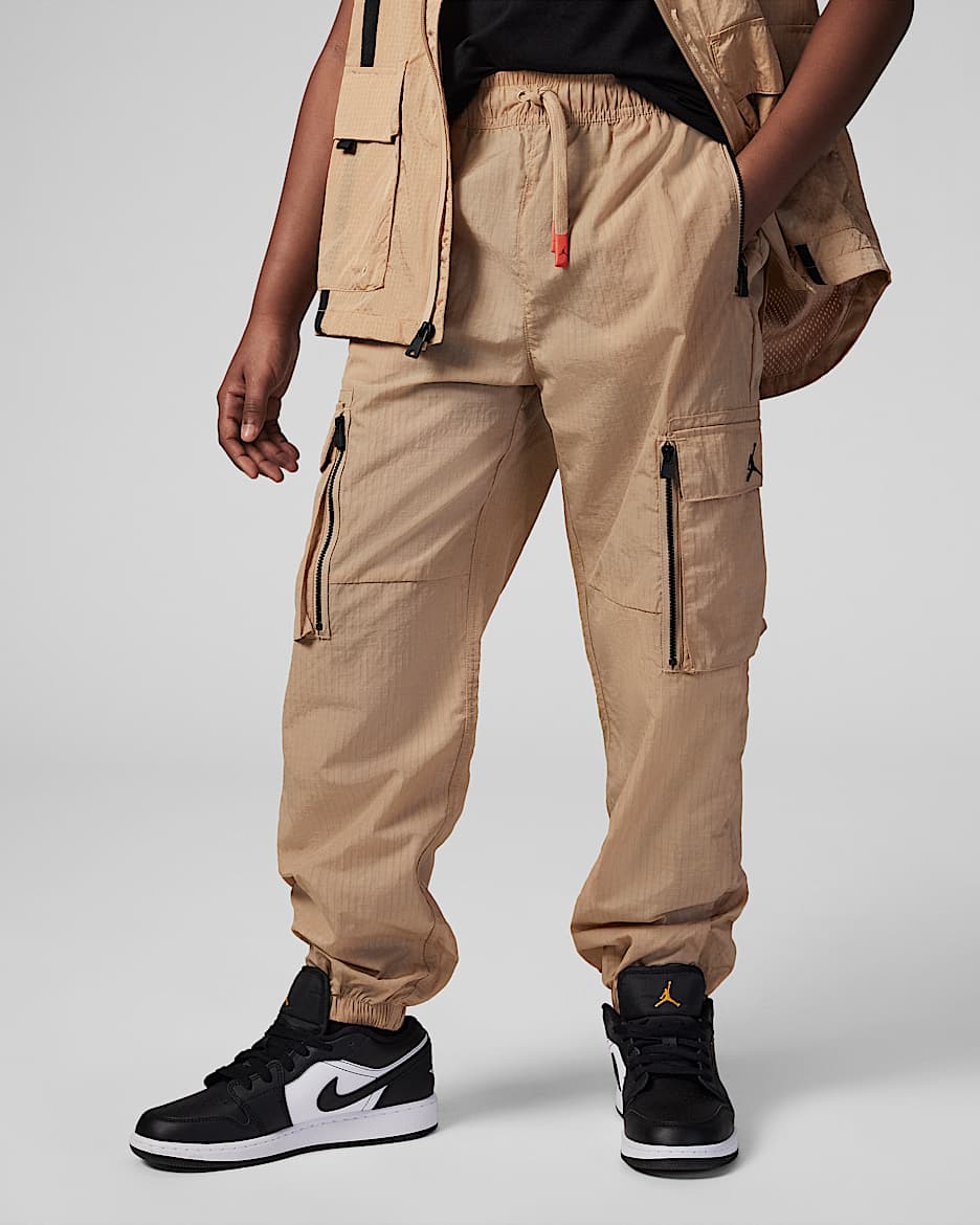 Jordan Jumpman 大童工装长裤 - 沙漠黄