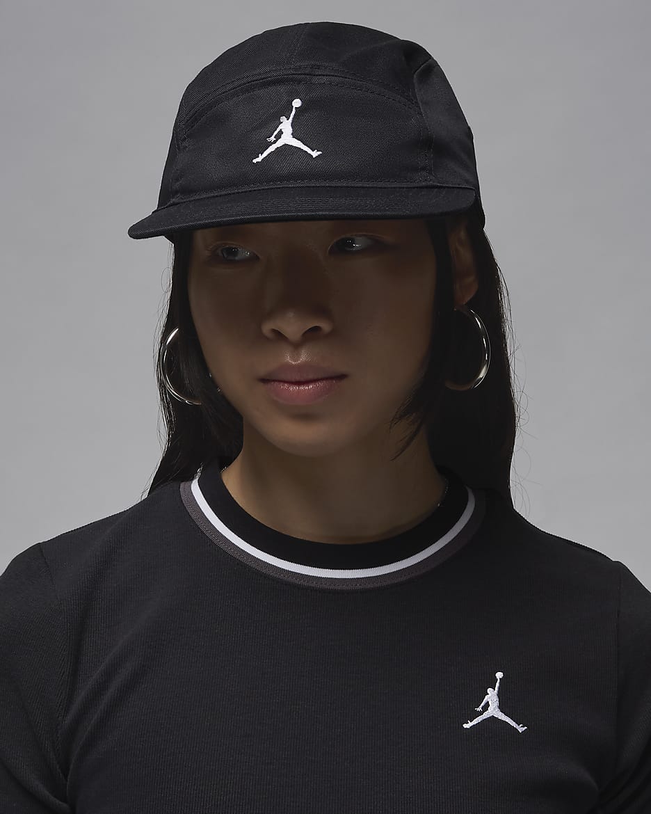 Jordan Fly 平整帽檐运动帽 - 黑/白色