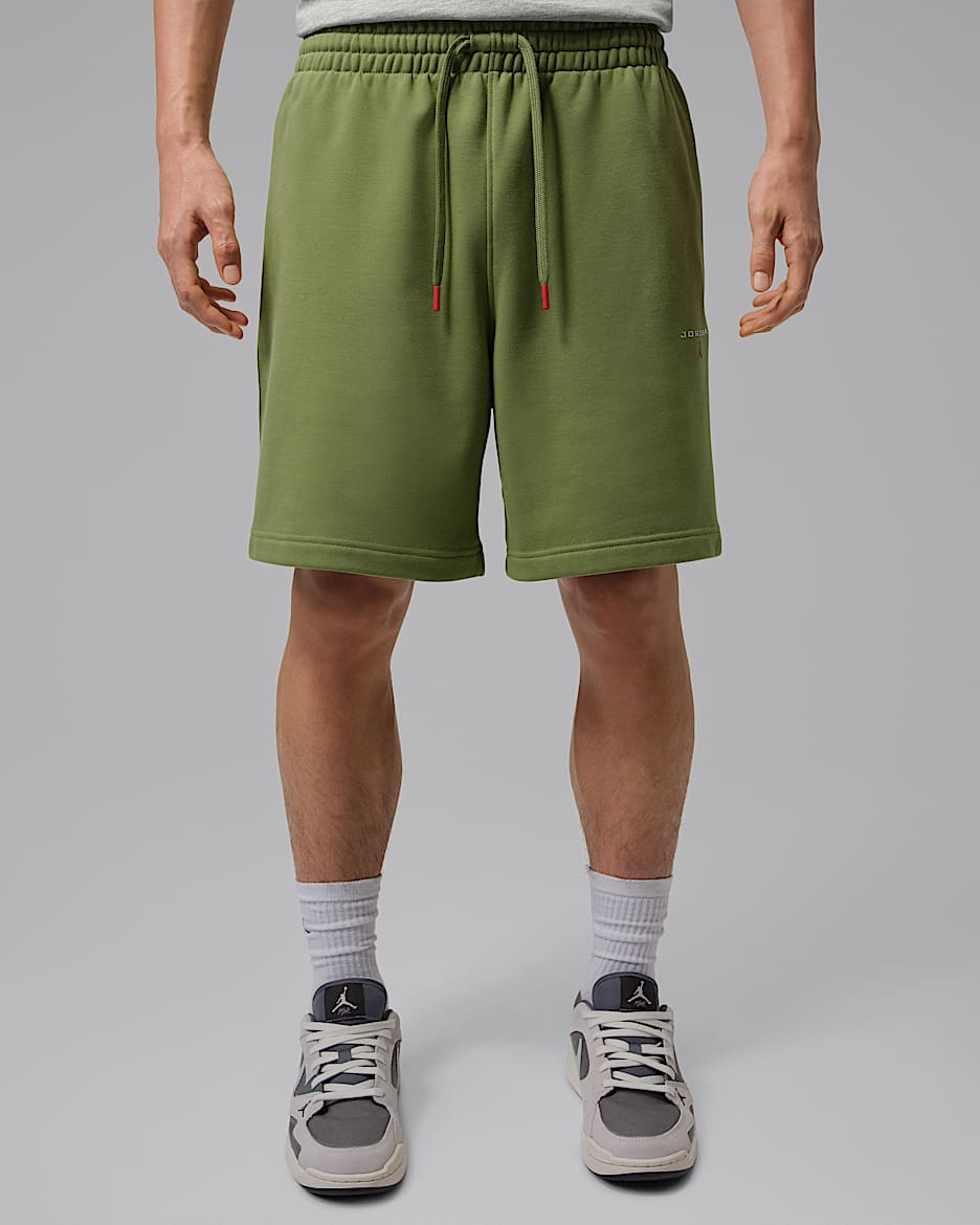 Jordan Flight Fleece 男子短裤 - 野外绿