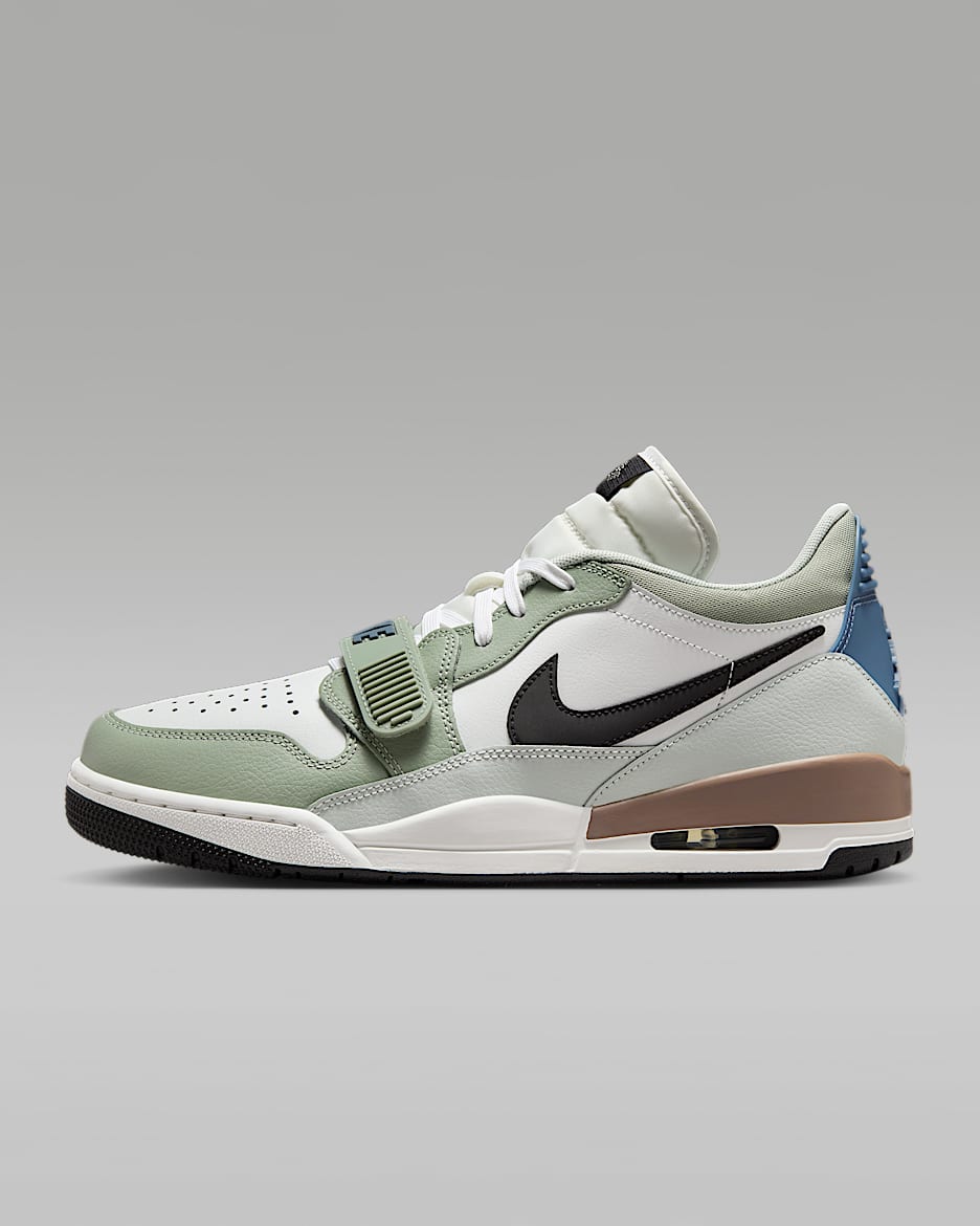 Air Jordan Legacy 312 Low 户外风设计男子运动鞋 - 山峰白/山峰白/芬蓝/黑
