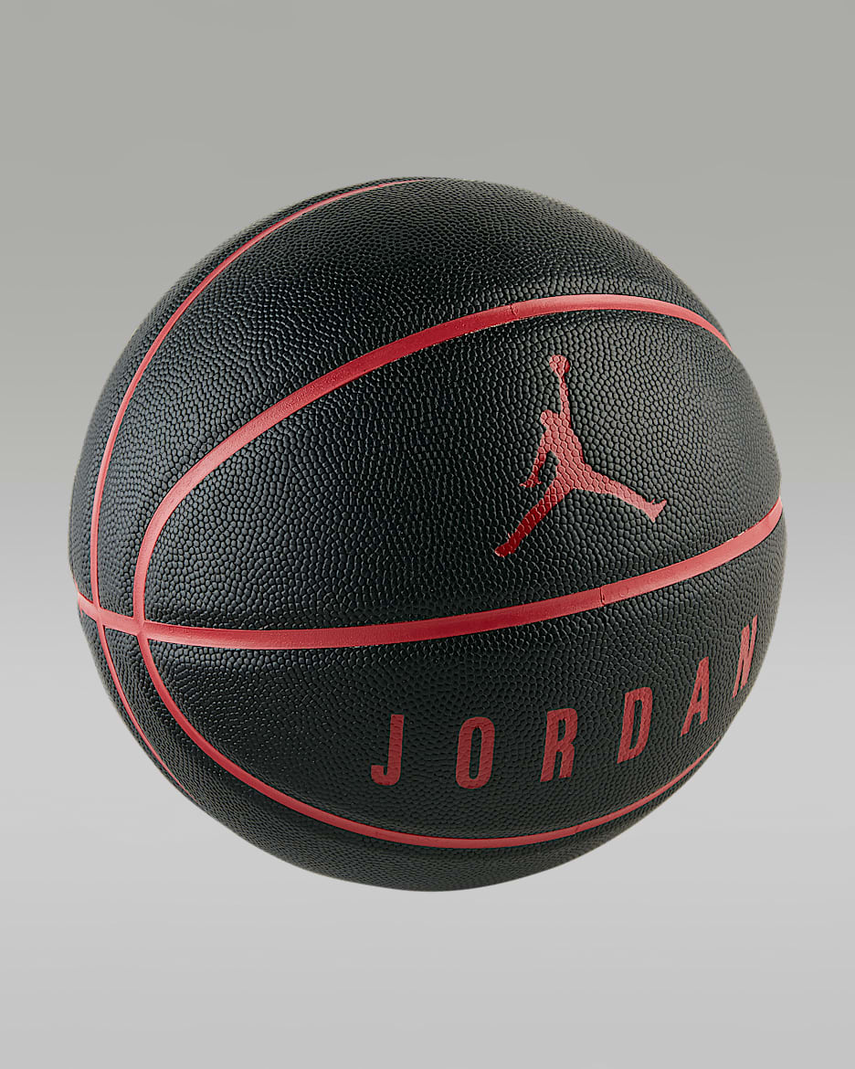 Jordan Ultimate 8P 篮球（7 号） - 黑/健身红/健身红