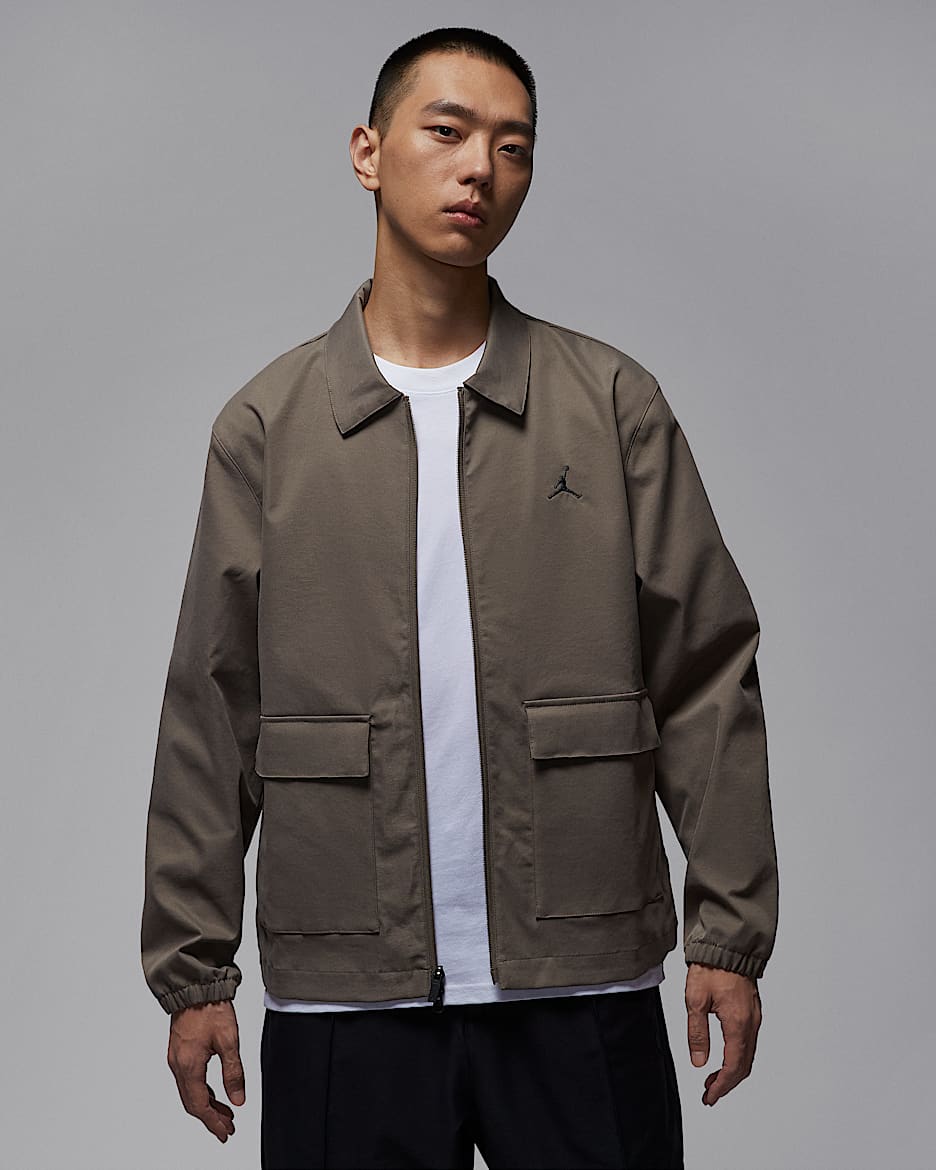 Jordan 男子高尔夫夹克 - 橄榄灰/煤黑