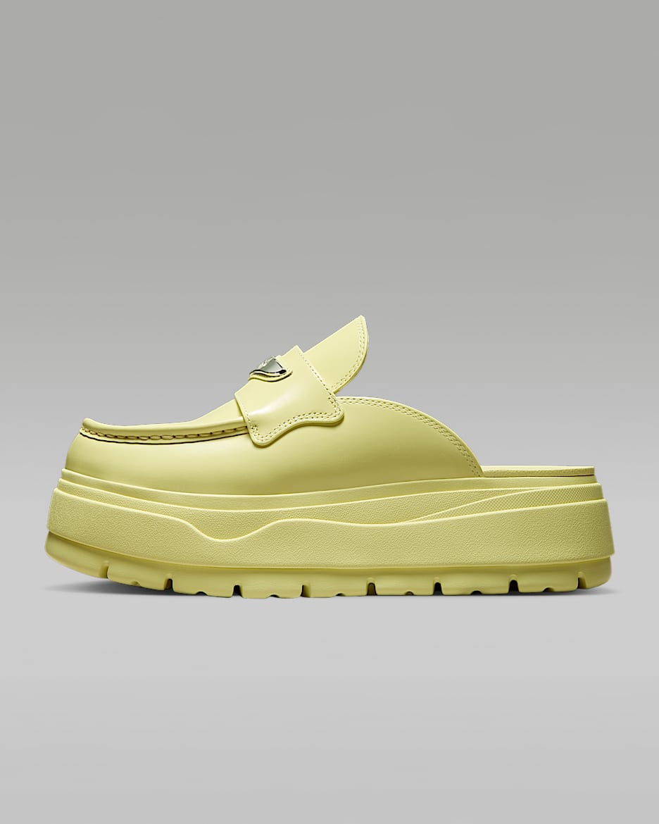 Air Jordan Mule 女子运动休闲鞋 - 明亮绿/金属银