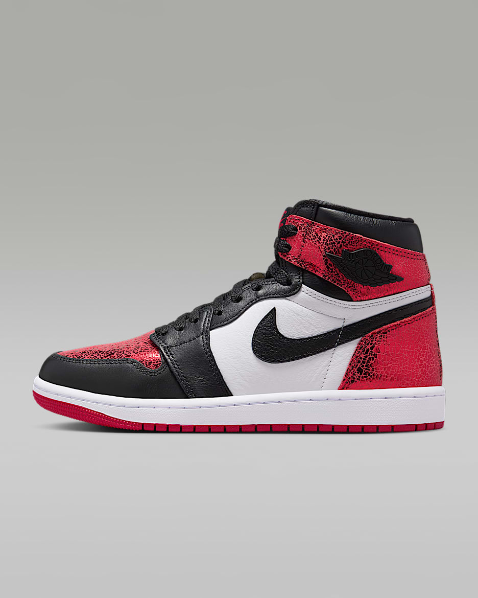 Air Jordan 1 Retro High OG "Ruby" 复刻女子运动鞋 - 校园红/白色/黑