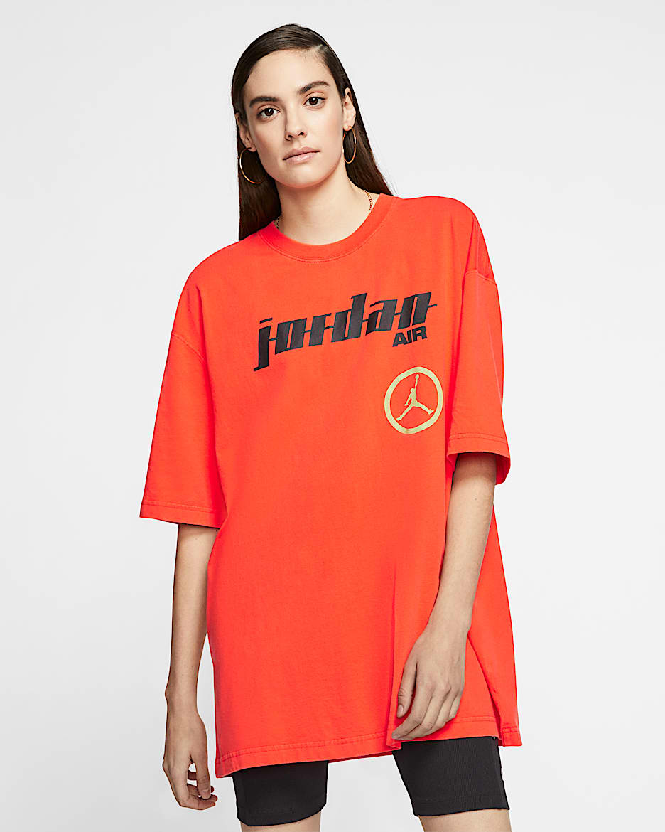 Jordan Moto 女子宽松T恤 - 队橙