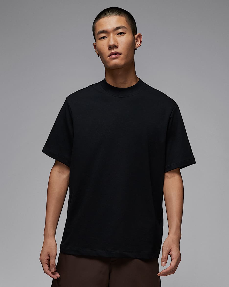 Jordan Sport Dri-FIT 男子速干企领高尔夫上衣 - 黑/黑