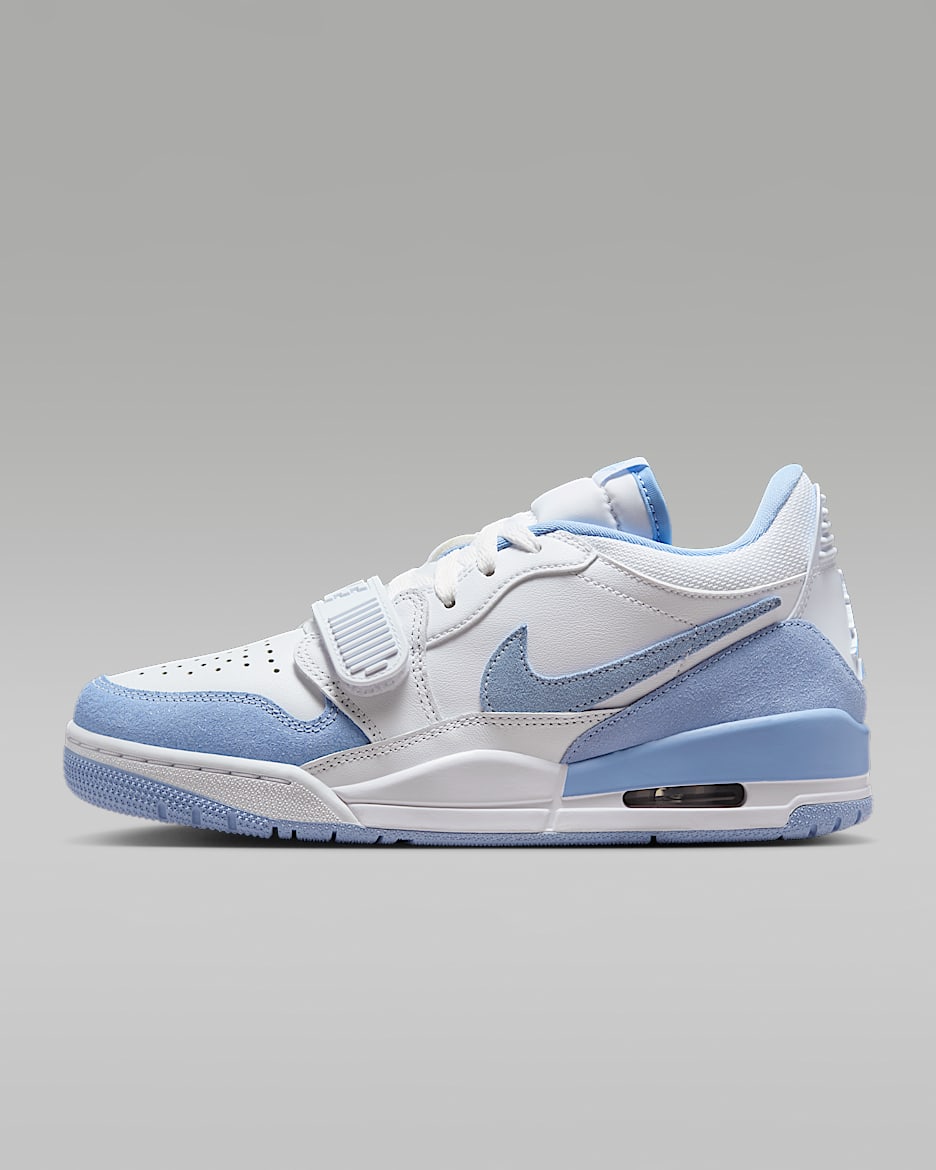 Air Jordan Legacy 312 Low AJ312 女子运动鞋 - 白色/铝蓝/铝蓝