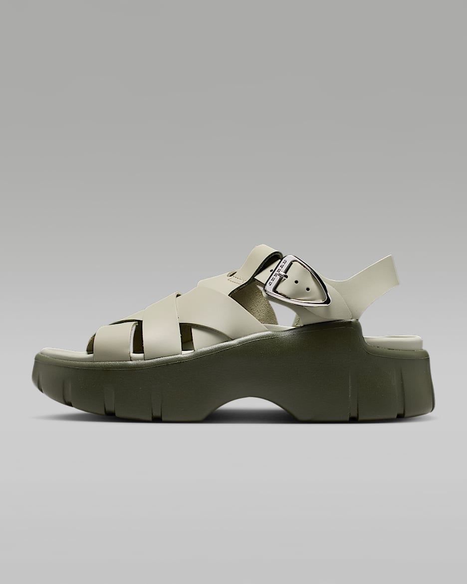 Jordan Willow 女子凉鞋 - 雾杉木绿/军裤卡其/军裤卡其/雾杉木绿