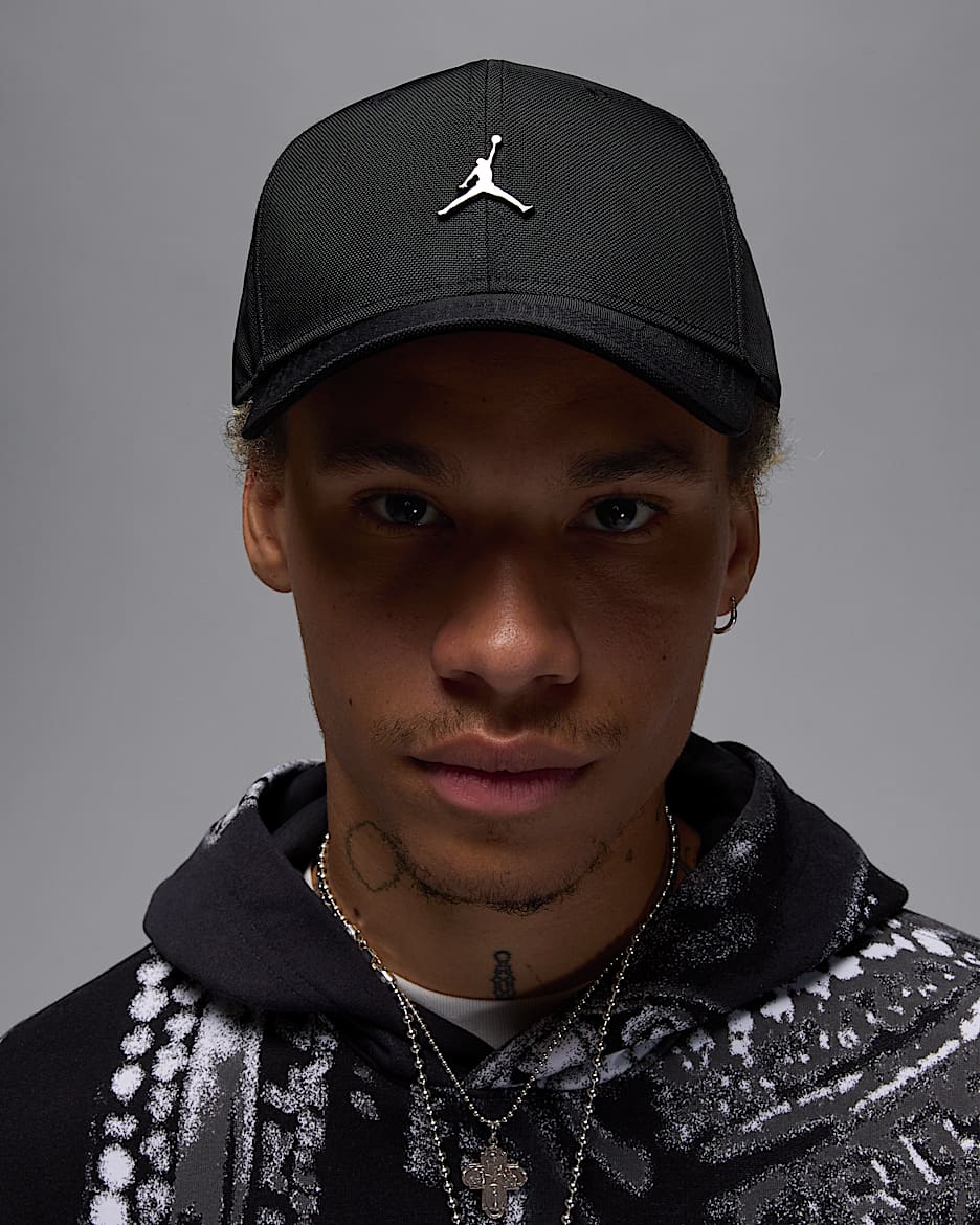 Jordan Rise Metal Jumpman 半硬顶运动帽 - 黑/青铜色