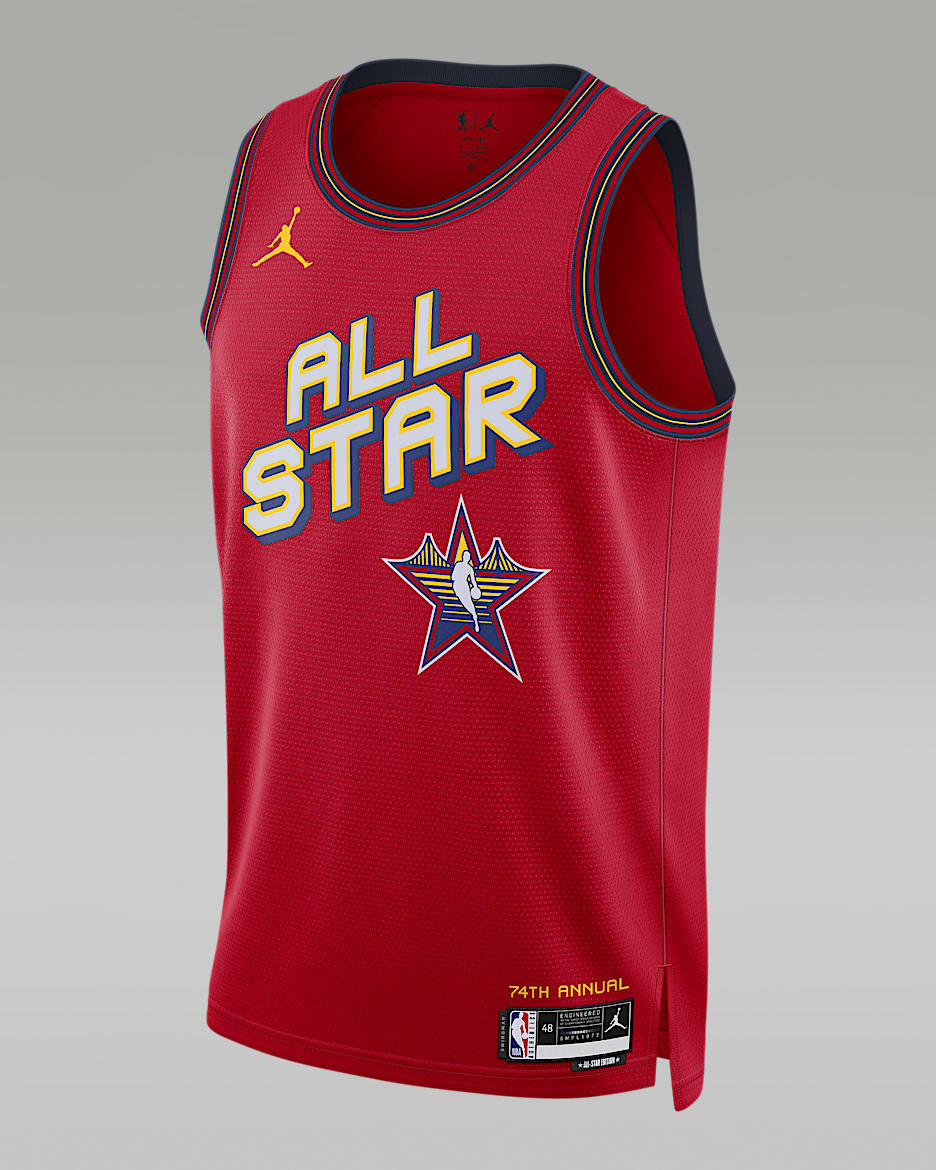 2025 All-Star Weekend (Team 1) Jordan Dri-FIT NBA Swingman Jersey 全明星男子速干球衣 - 大学红