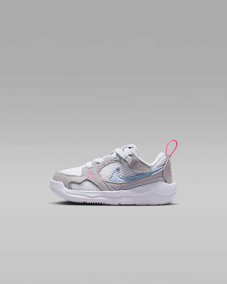 Jordan CMFT Era Jordan 舒释鞋婴童运动鞋 - 白色/足球灰/霞光粉/狂喜钴蓝