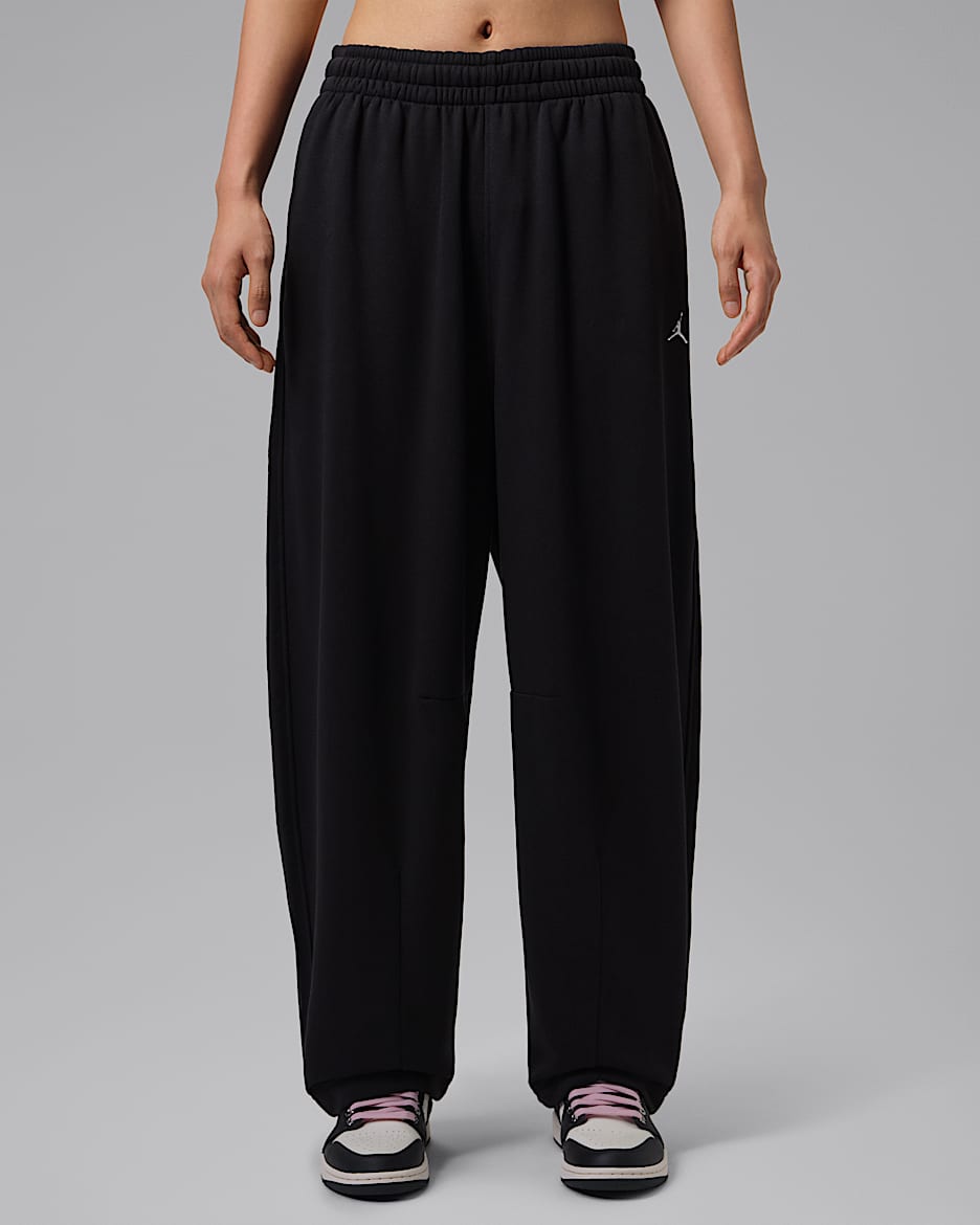 Jordan Brooklyn Fleece 女子长裤 - 黑