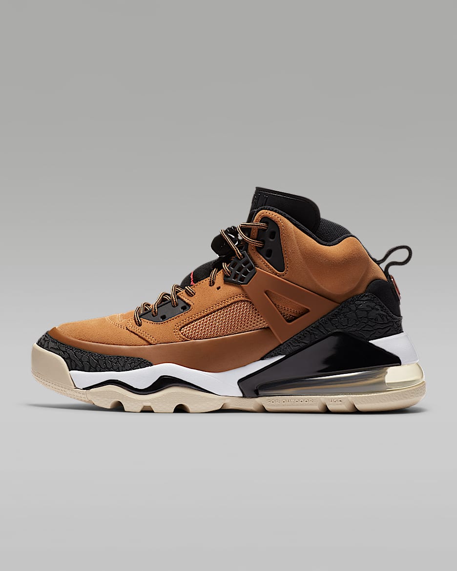 Jordan Spizike 270 Boot 男子运动鞋 - 亚麻/黑/浅英国褐/大学红