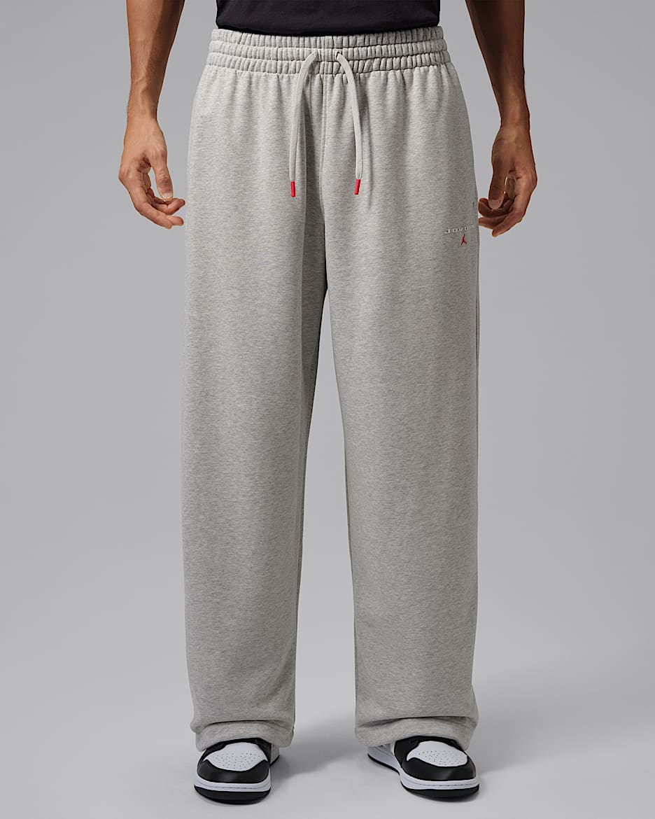 Jordan Flight Fleece 小飞人卫衣系列男子长裤 - 麻灰
