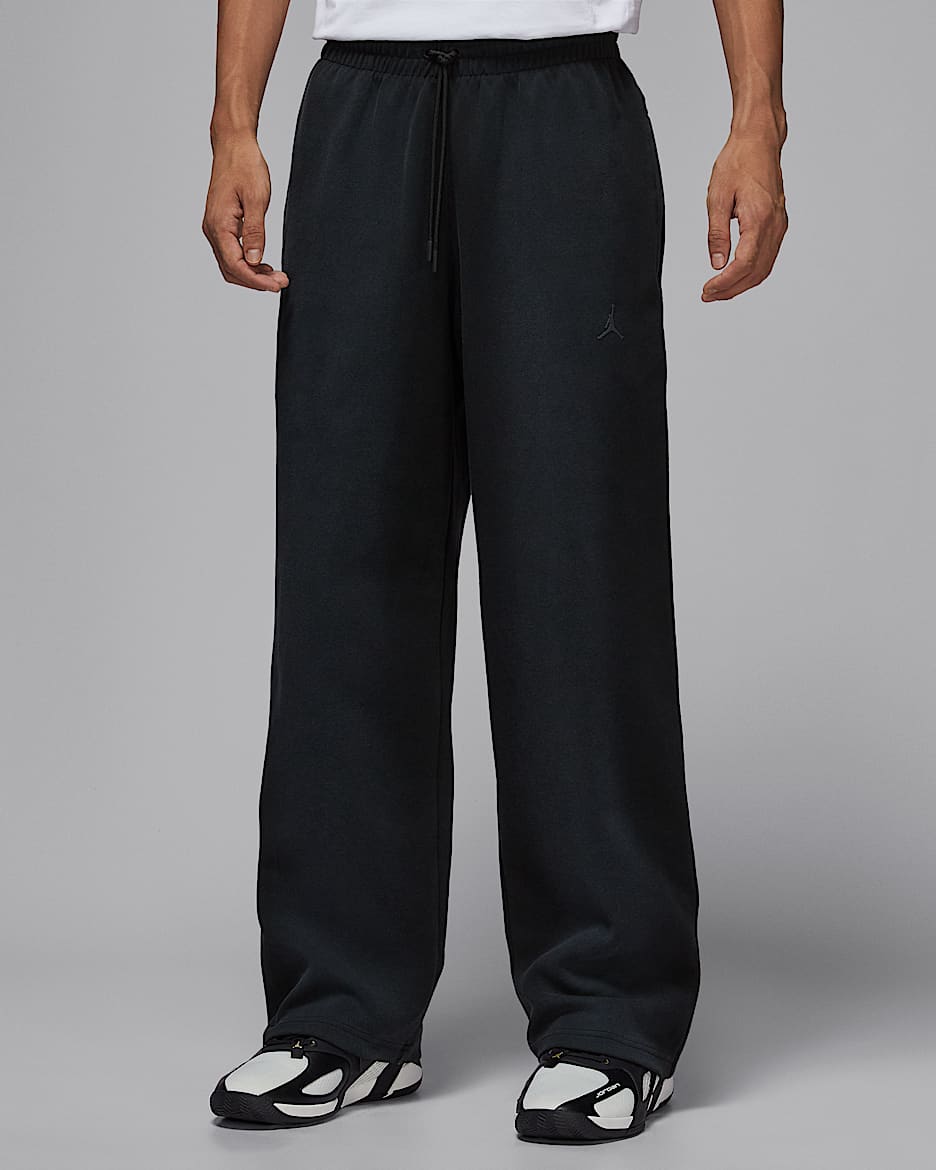 Jordan Sport Hoop Fleece Dri-FIT 男子速干针织长裤 - 黑/暗灰色