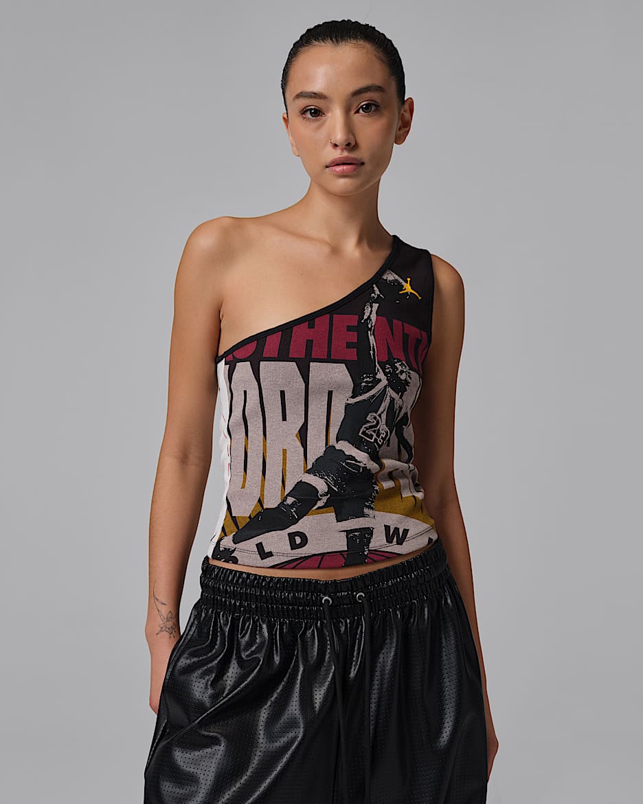 Jordan Flight G.E.M.邓紫棋同款女子图案背心 - 帆白