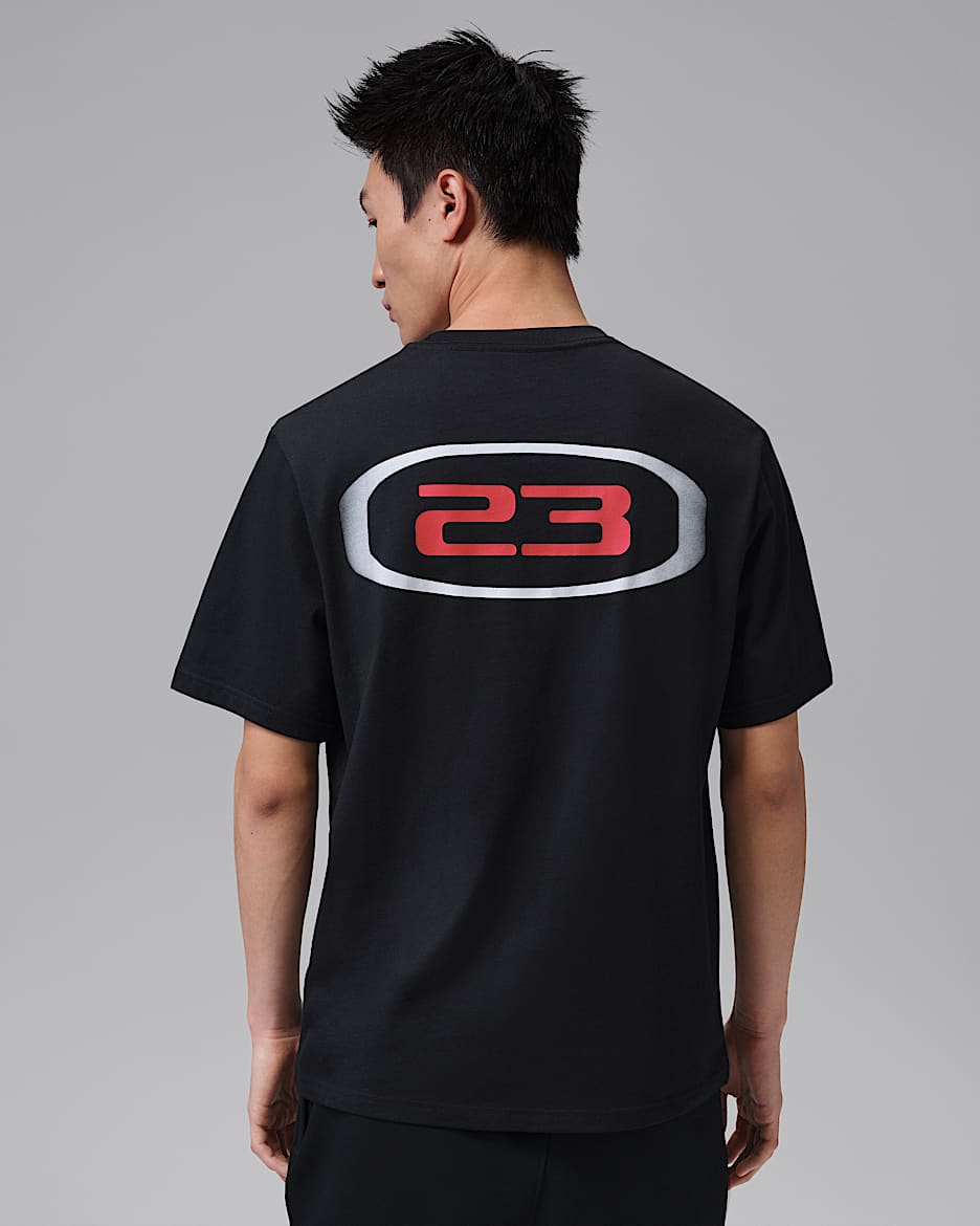 Jordan Sport Dri-FIT 男子速干T恤 - 黑/白色/大学红