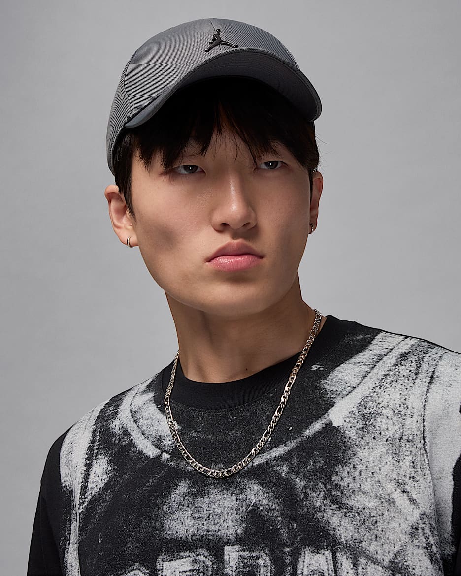 Jordan Rise Metal Jumpman 半硬顶运动帽 - 铁灰/青铜色