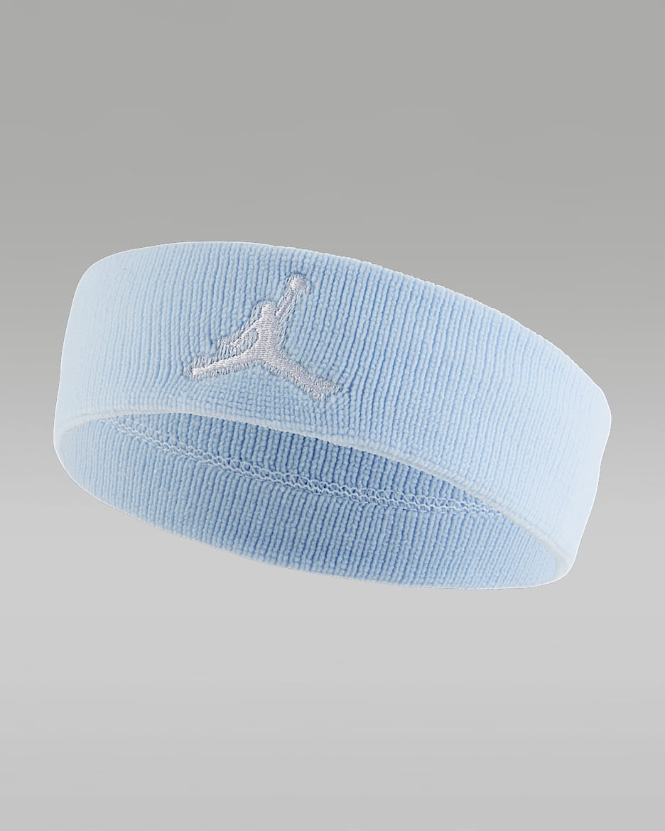 Jordan Dri-FIT Jumpman 速干头带（1 条） - 浅宝石蓝/白色