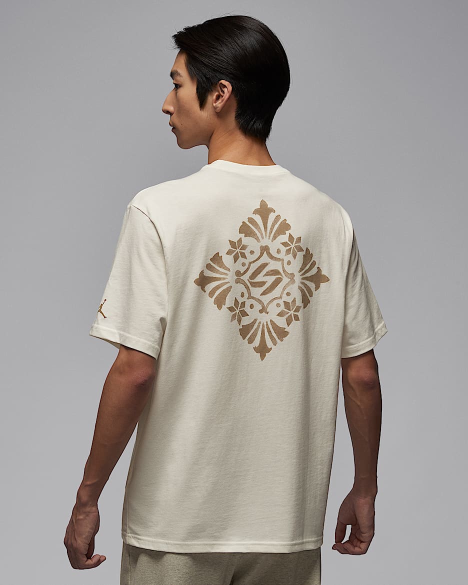 Luka 东契奇男子T恤 - 帆白/卡其