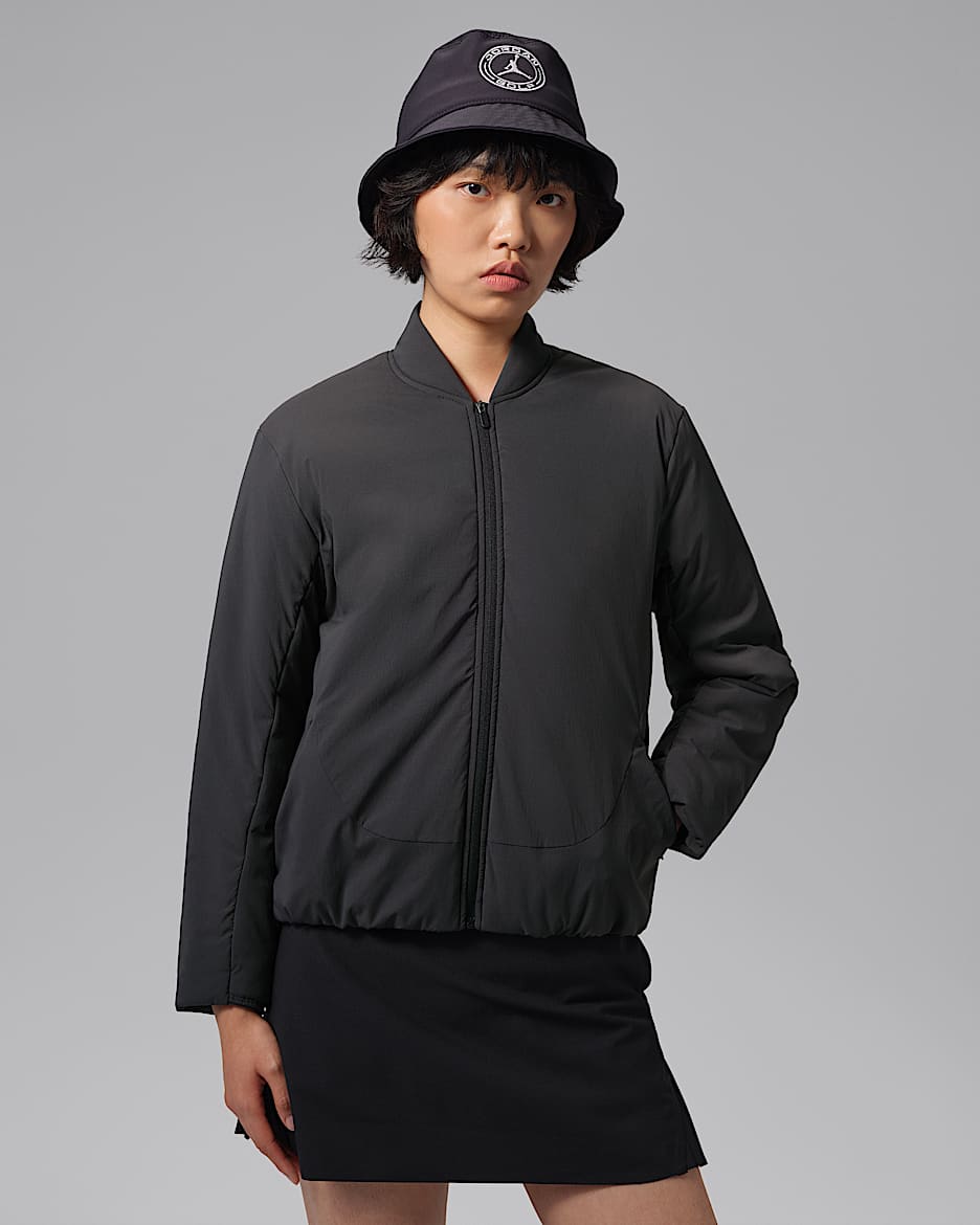 Jordan Sport Therma-FIT 女子高尔夫夹克 - 黑/黑