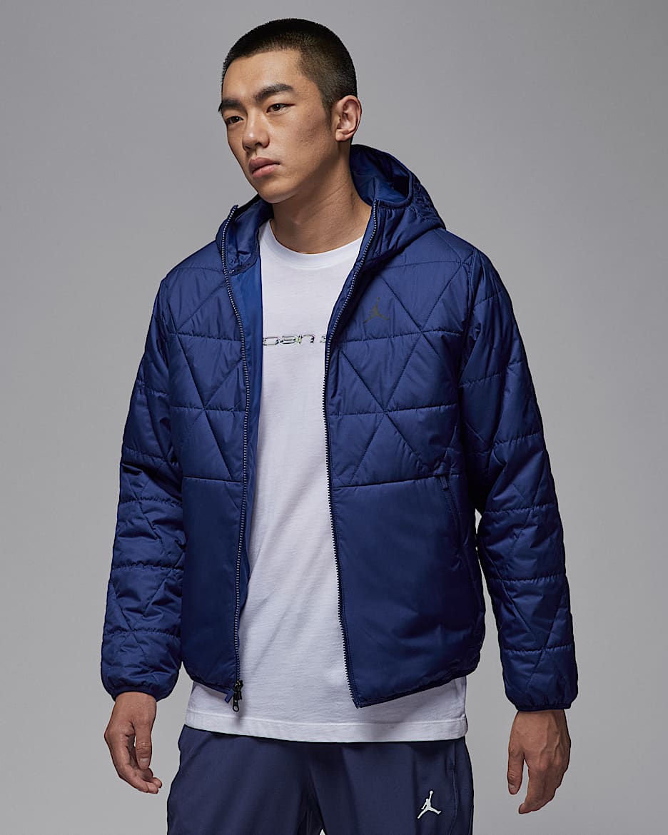 Jordan Sport Therma-FIT 男子拒水夹克 - 空间蓝/黑