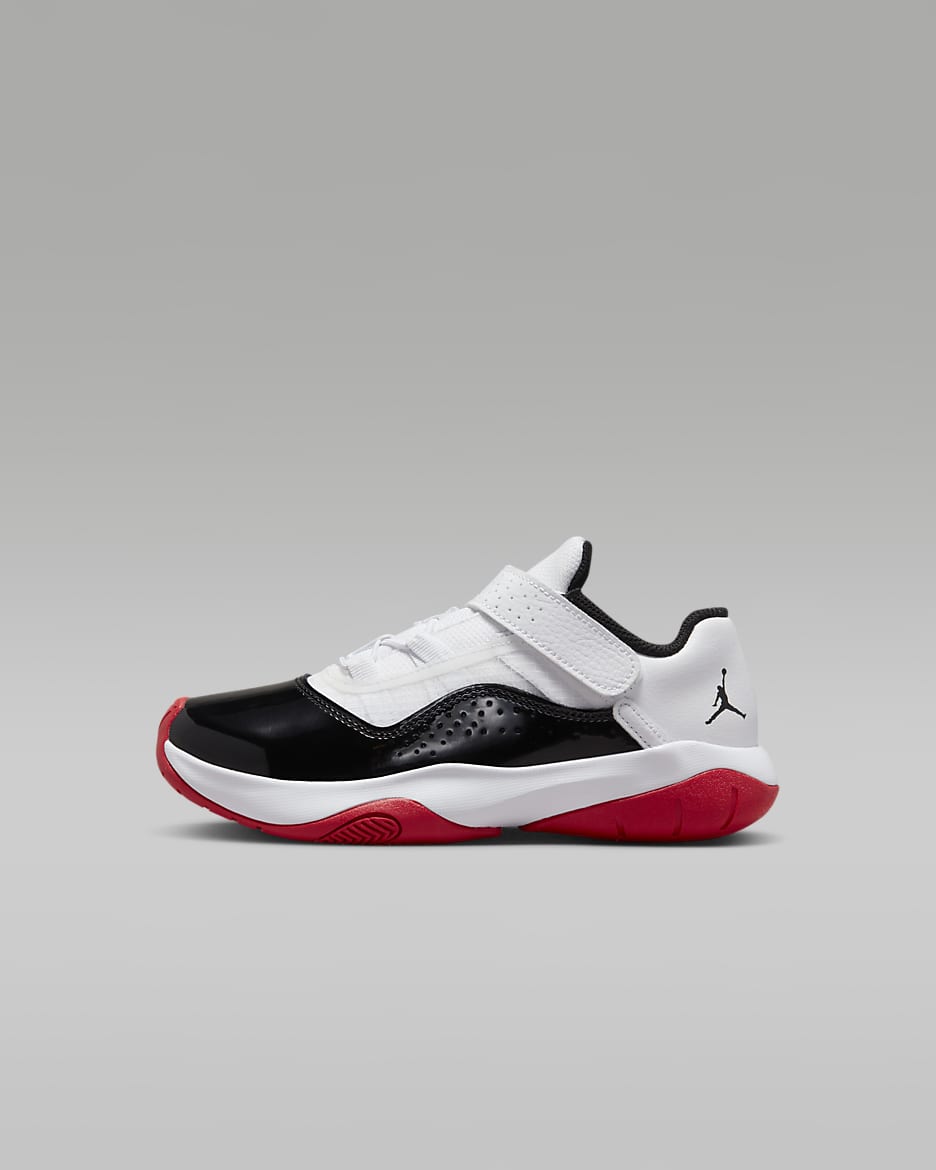 Jordan 11 CMFT Low (PS) 幼童运动童鞋 - 白色/大学红/黑