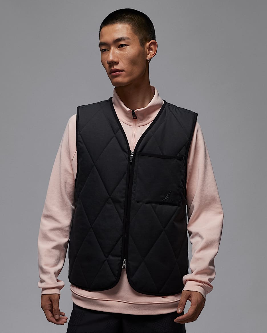 Jordan Sport Therma-FIT 男子高尔夫马甲 - 黑/暗灰色