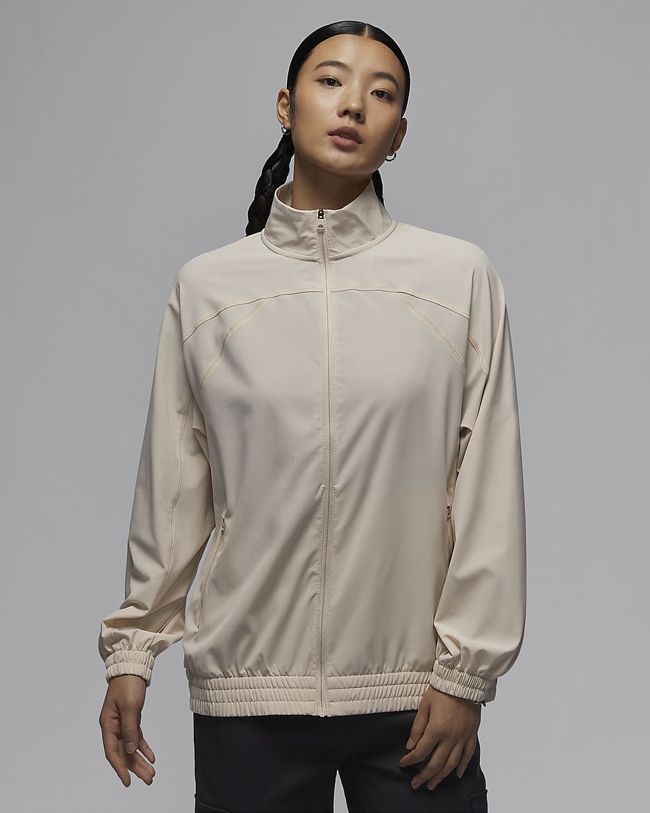 Jordan Dri-FIT Sport 女子速干梭织篮球夹克 - 传奇浅褐/传奇中褐