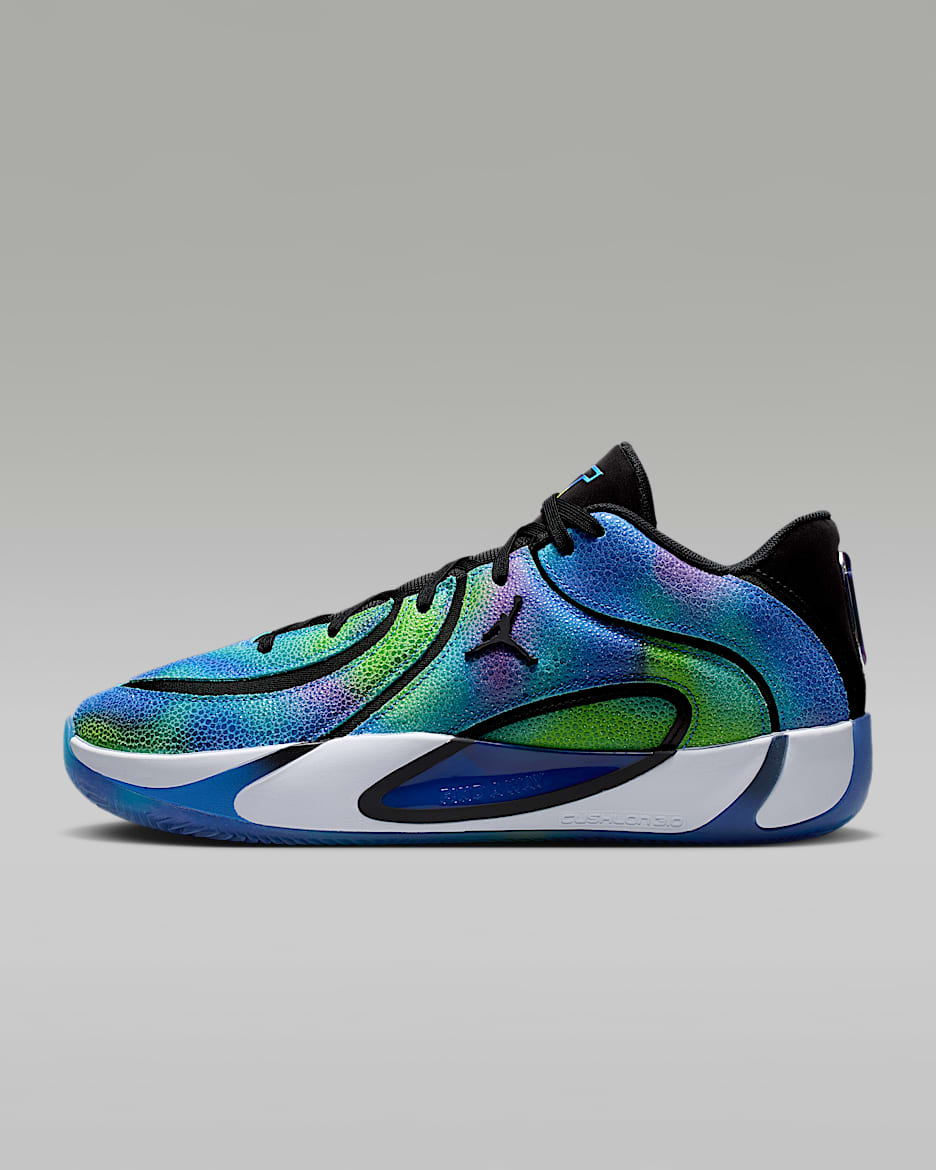 Tatum 4 PF 塔图姆男子篮球鞋 - 紫红/皇家蓝/冲击黄/黑