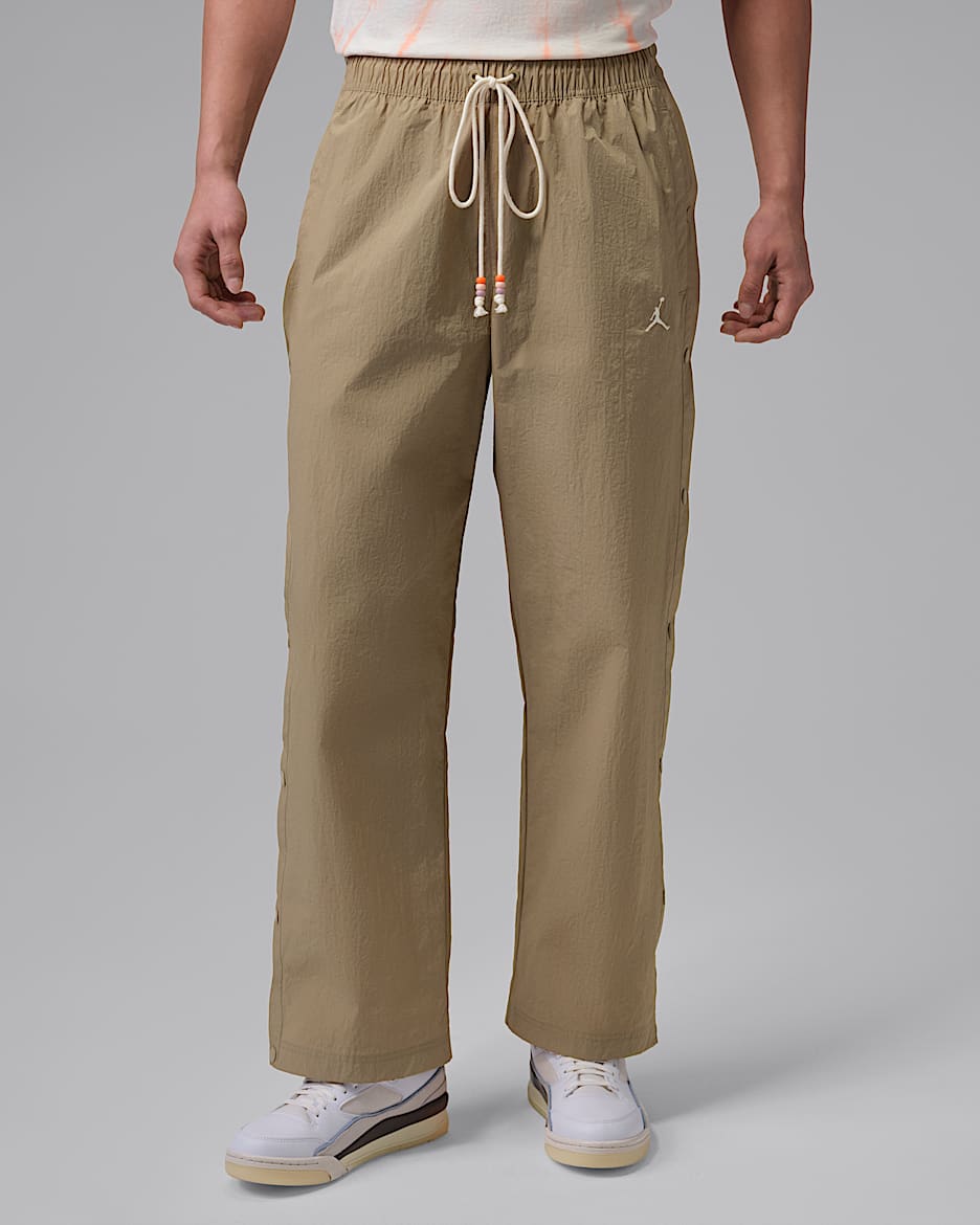 Jordan Brooklyn 男子长裤 - 卡其/淡象牙白