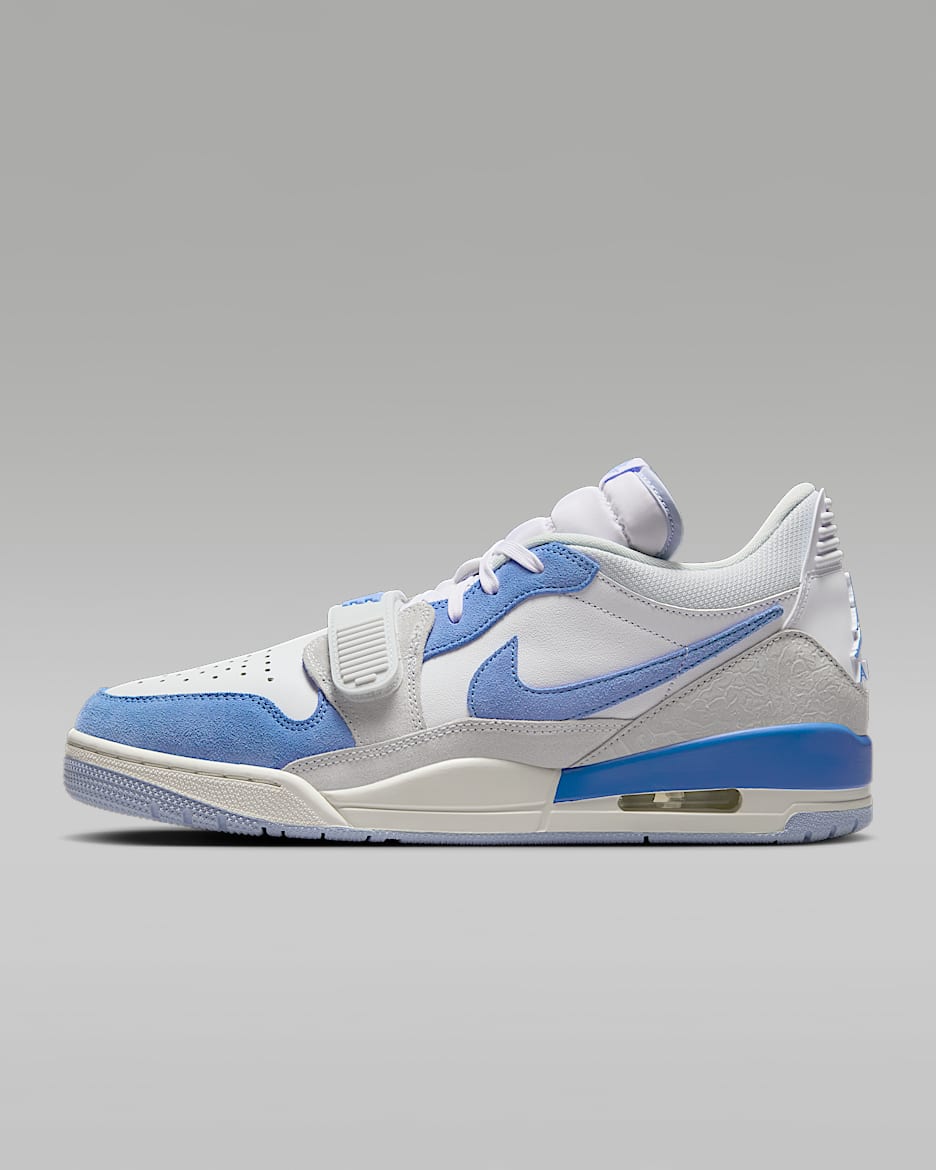 Air Jordan Legacy 312 Low 男子运动鞋缓震 - 白色/白金色/帆白/传奇蓝