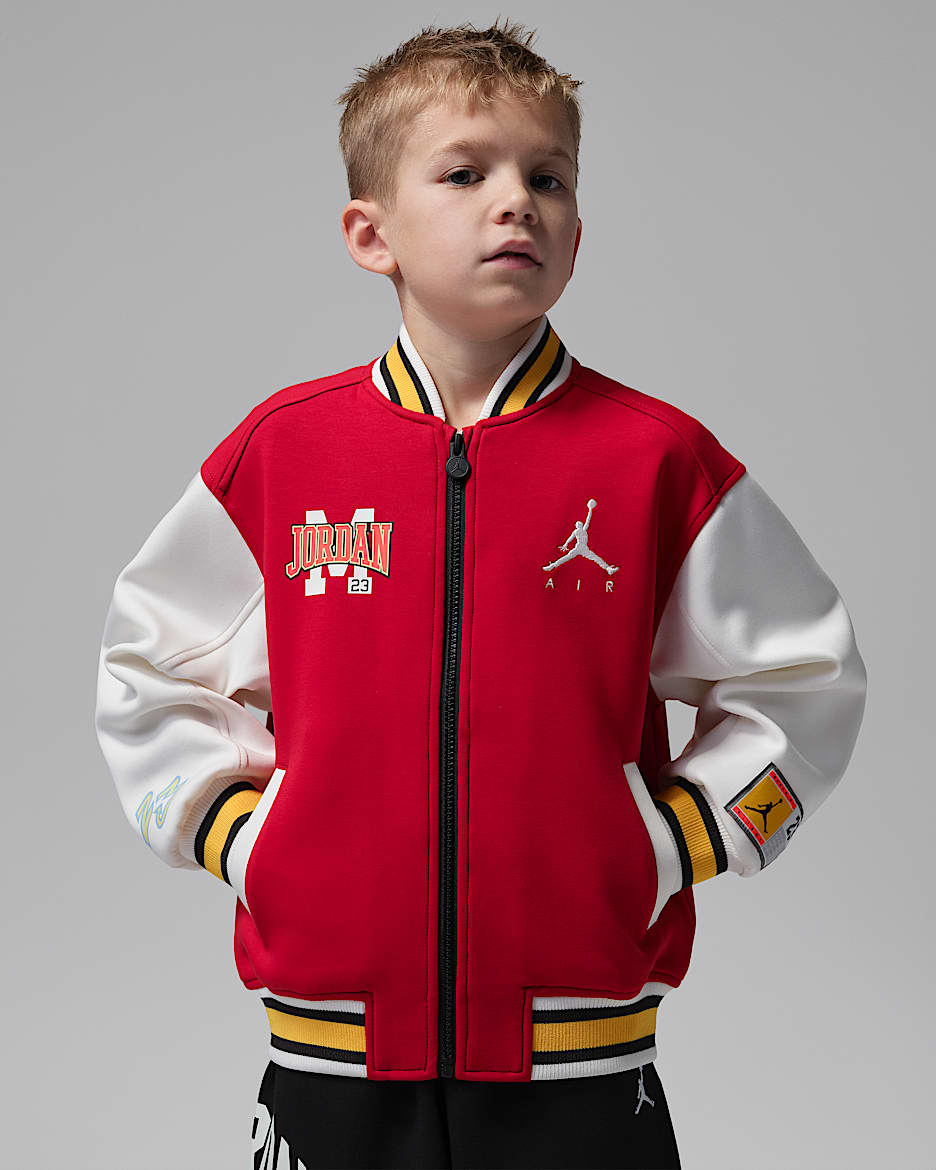 Jordan Patch Dynasty 幼童夹克 - 健身红