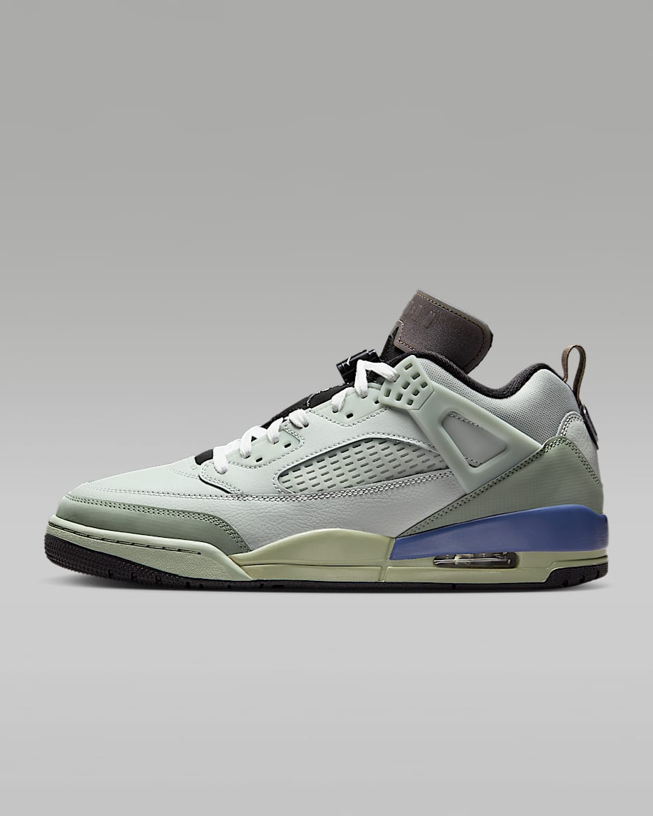 Jordan Spizike Low 户外风设计男子运动鞋 - 浅银/地平线绿/芬蓝/金属银