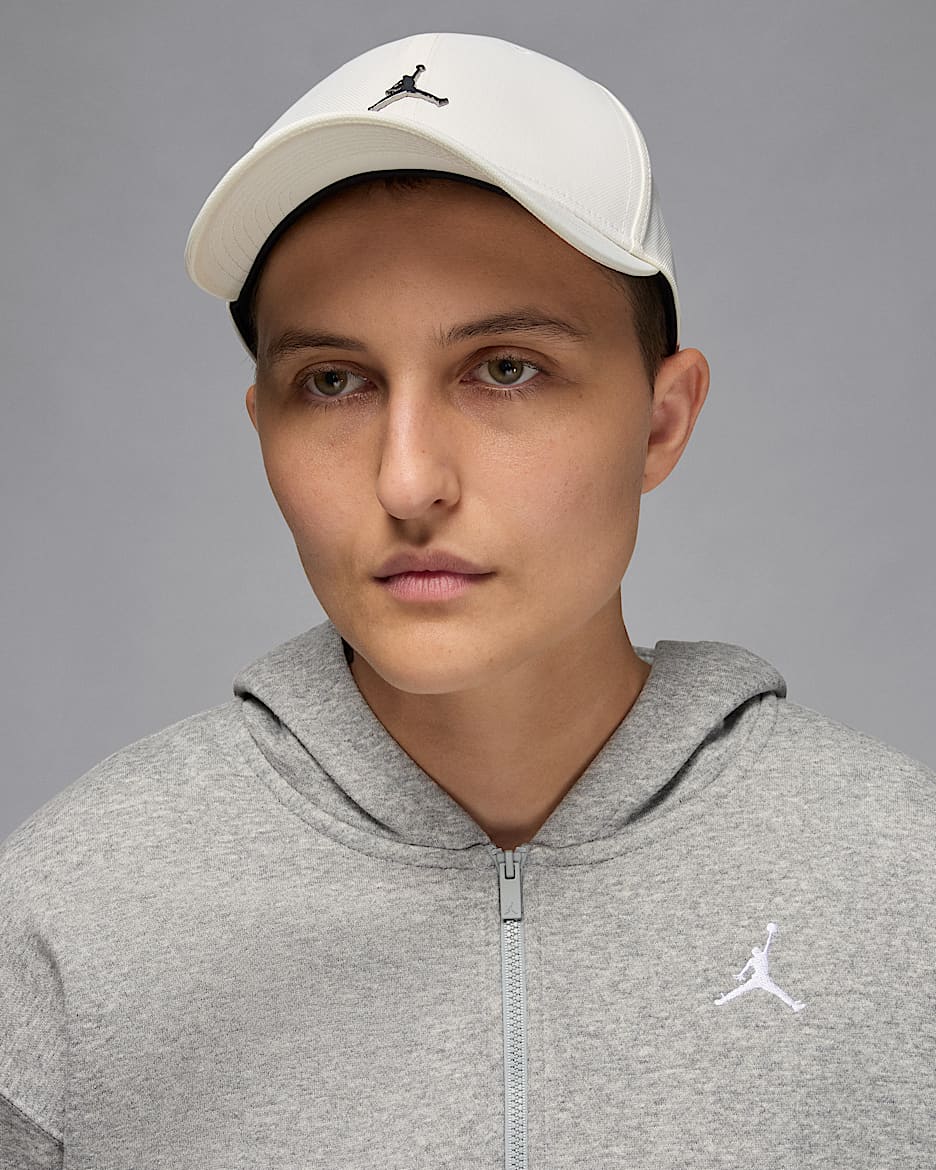 Jordan Rise Metal Jumpman 半硬顶运动帽 - 帆白