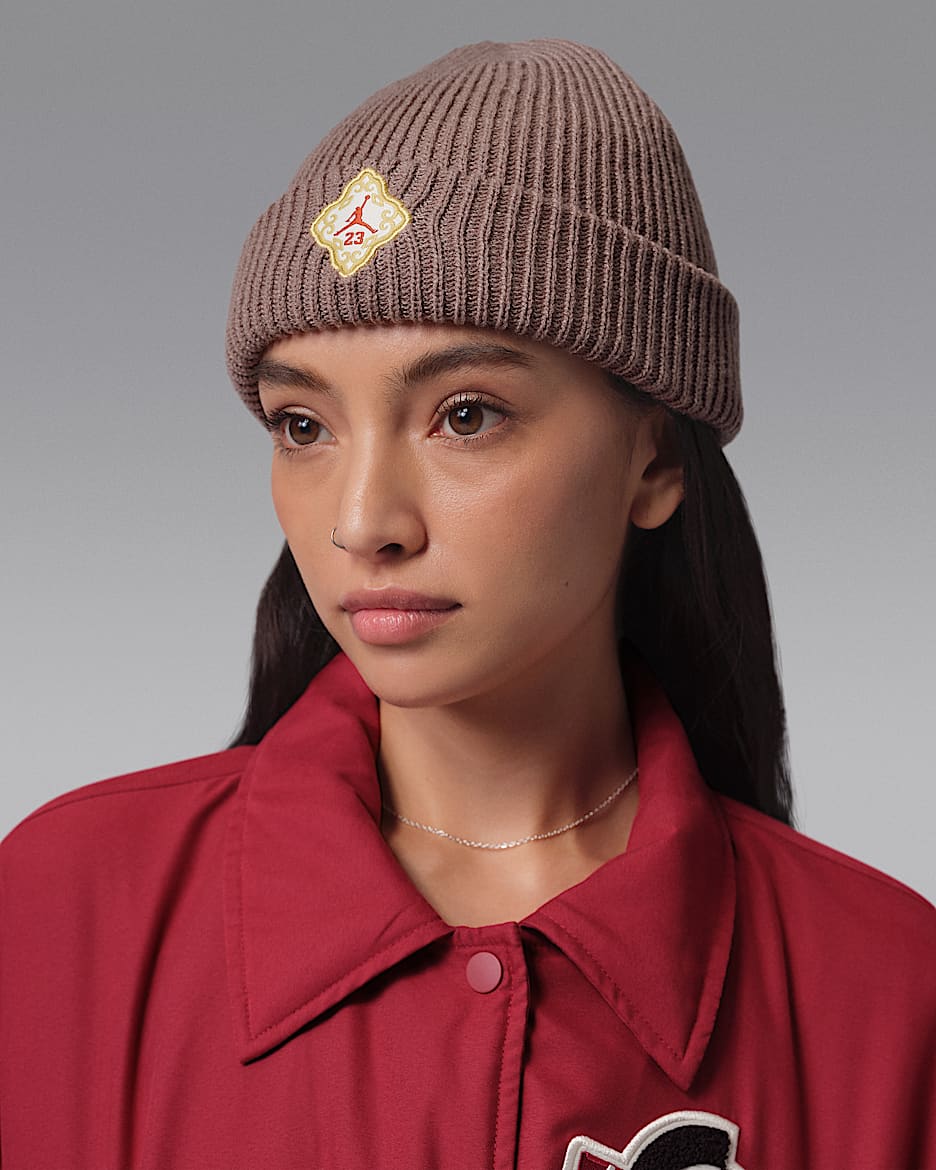 Jordan Peak 新年系列针织帽 - 貂棕