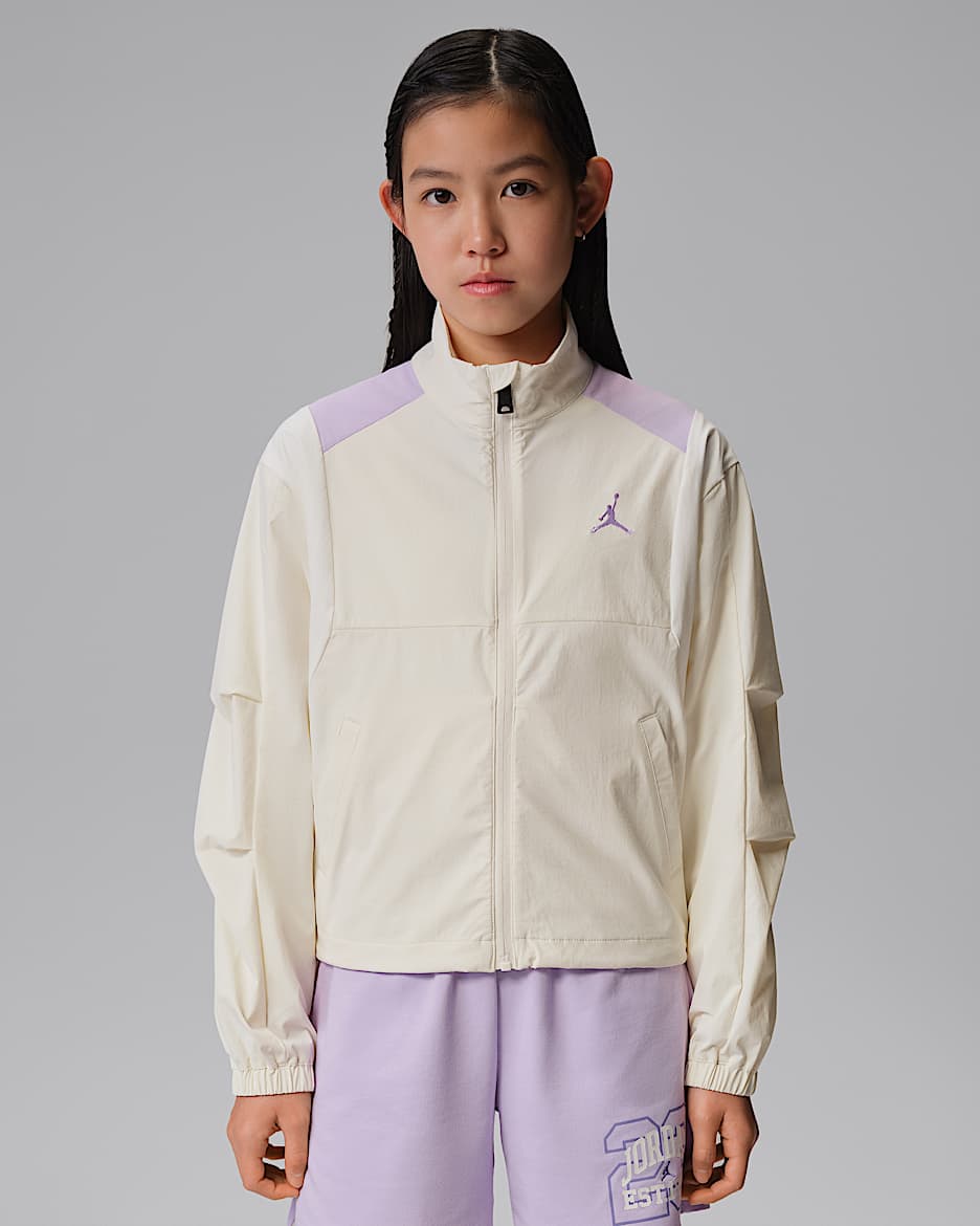Jordan 大童夹克 - 淡象牙白